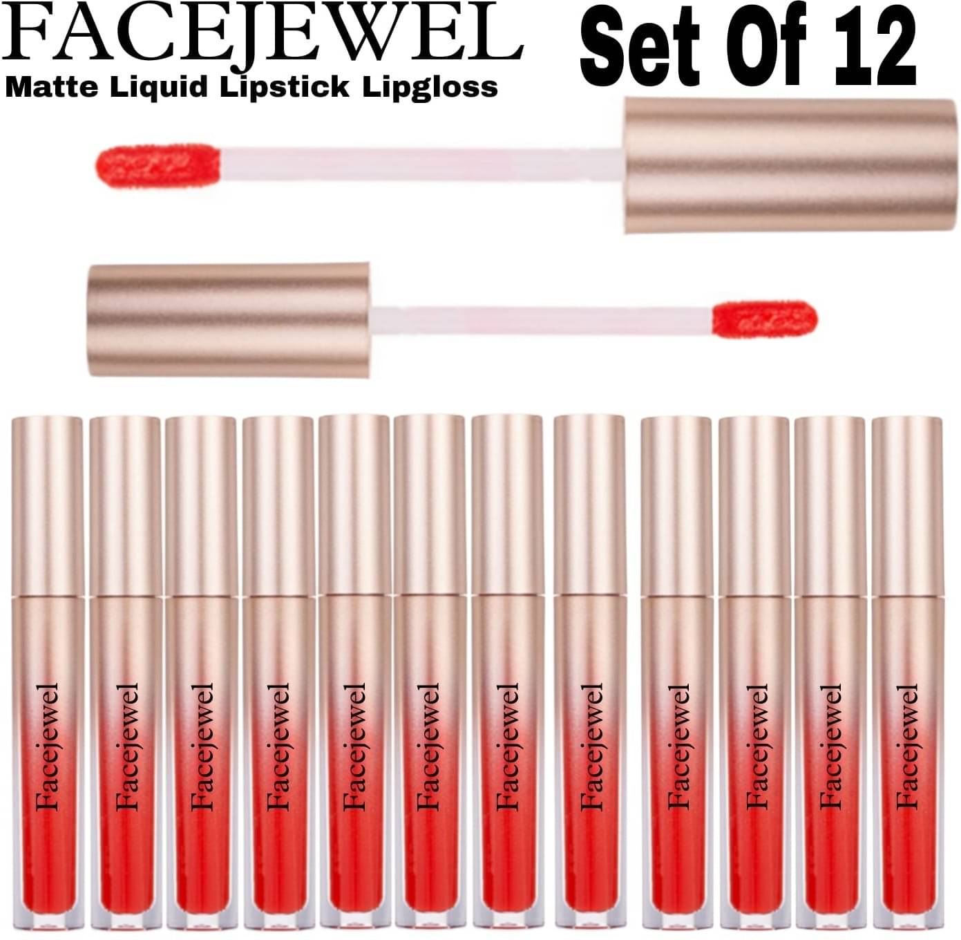     			Facejewel Red Matte Lipstick 5