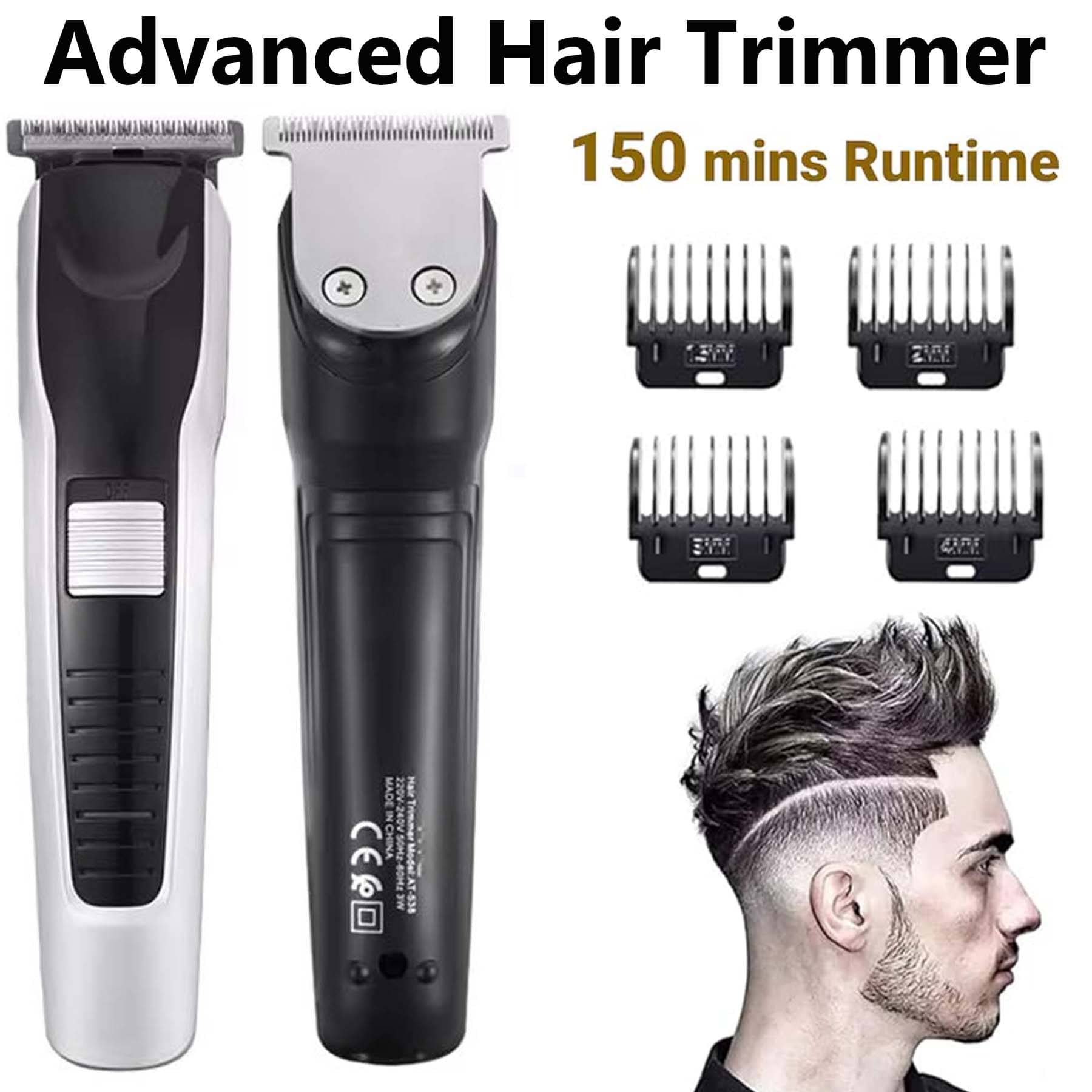     			Intimify Hair/Beard Trimmer Black Cordless,Corded Beard Trimmer With 150 minutes Runtime