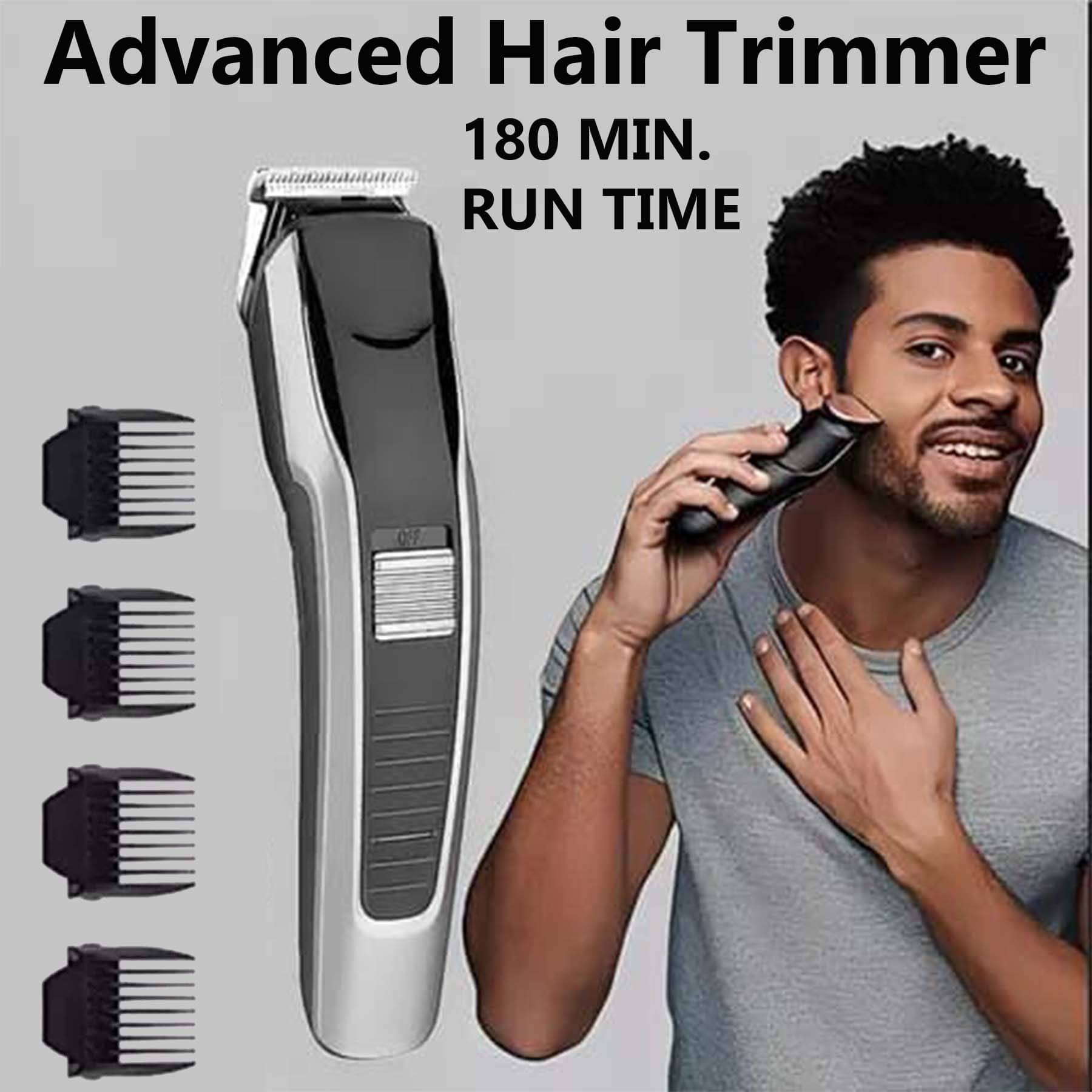     			Intimify Hair/Beard Trimmer Black Corded,Cordless Beard Trimmer With 180 minutes Runtime