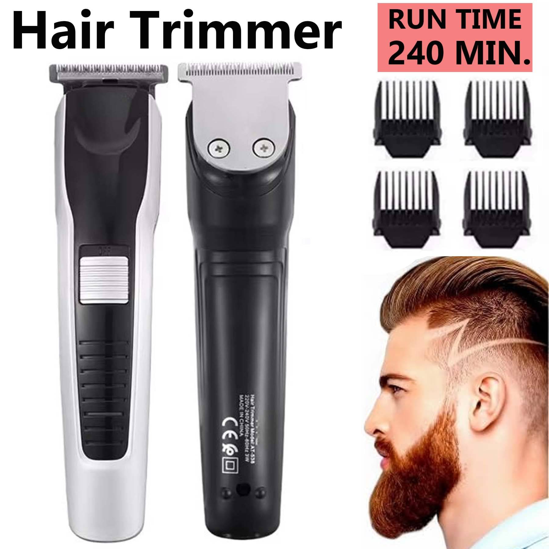     			Intimify Hair/Beard Trimmer Black Corded,Cordless Beard Trimmer With 240 minutes Runtime