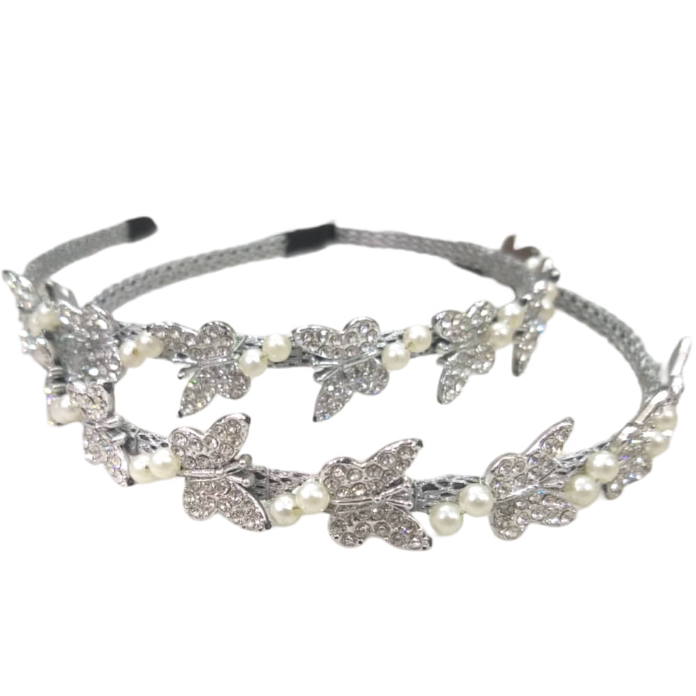 J D Jewellers Floral Kundan Studded Matha Patti Sheesh Wedding Hairband Traditional Golden Headband     			J D Jewellers Floral Kundan Studded Matha Patti Sheesh Wedding Hairband Traditional Golden Headband