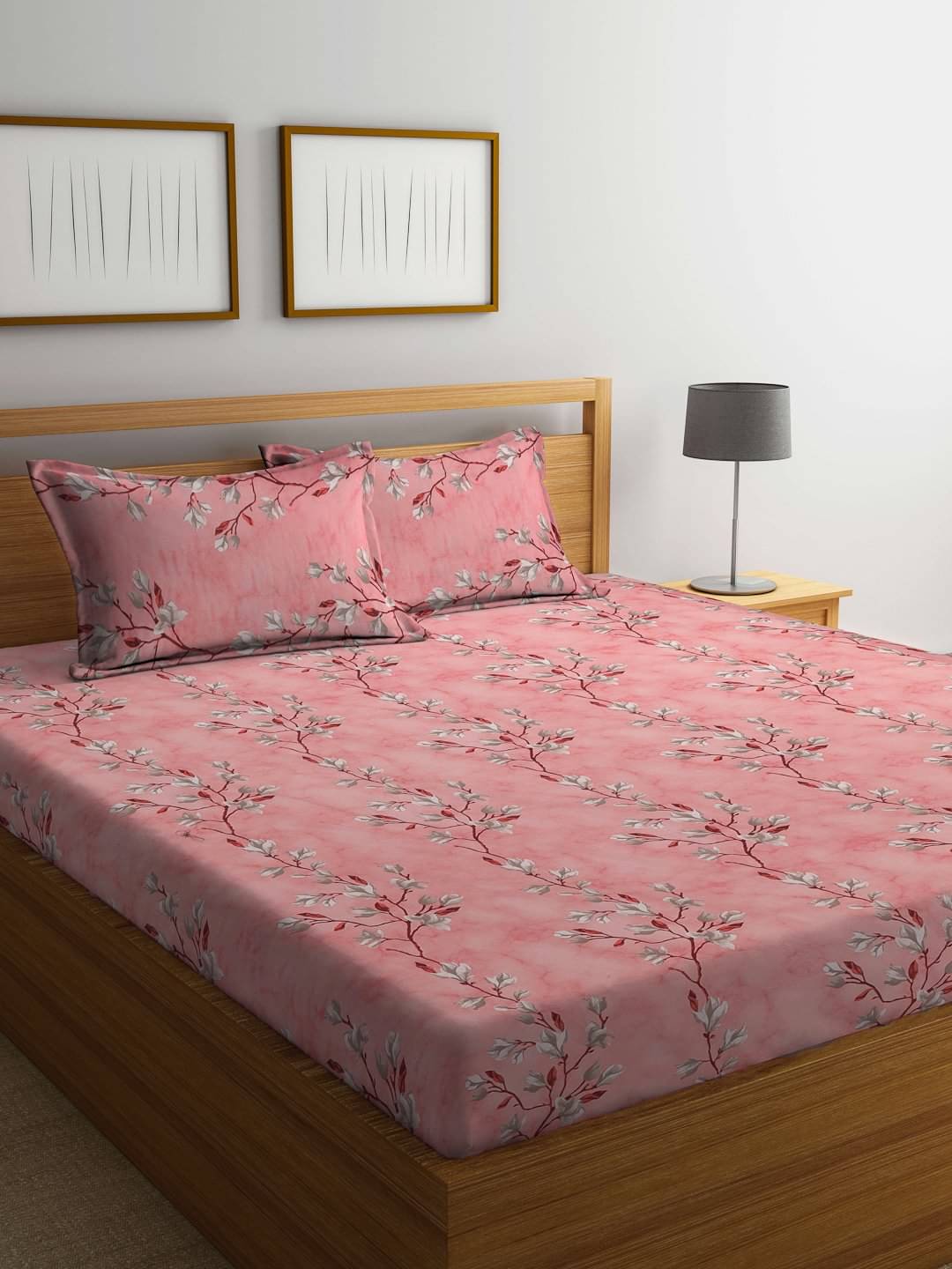 Klotthe Cotton 1 Double Bedsheet with 2 Pillow Covers ( Multicolor ) Klotthe Cotton 1 Double Bedsheet with 2 Pillow Covers ( Multicolor )