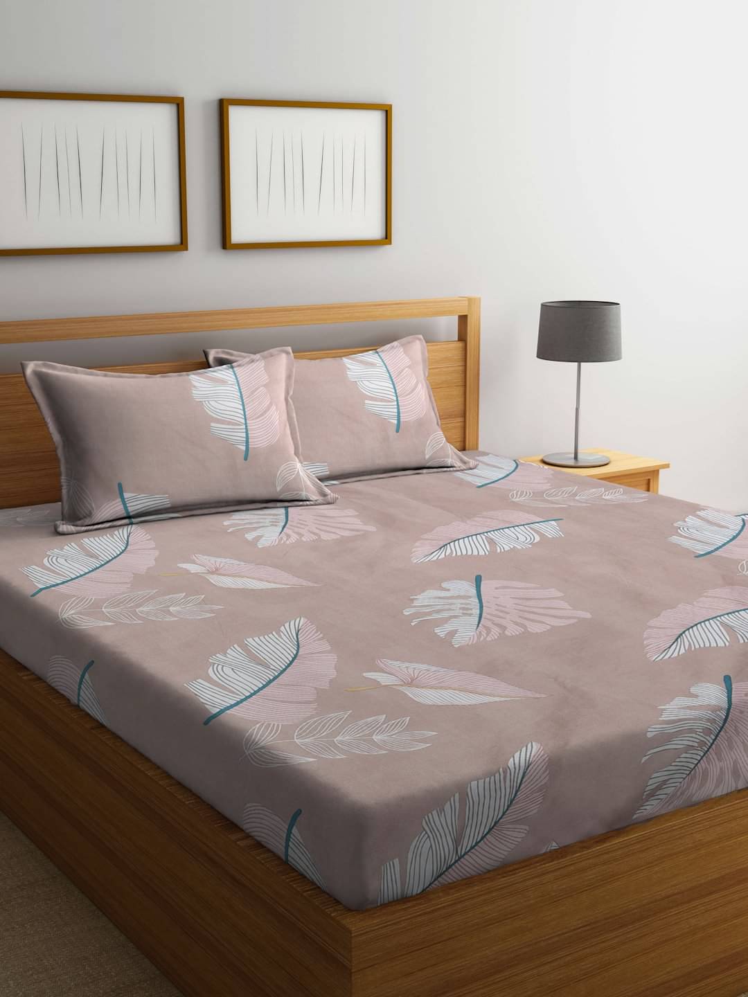 Klotthe Poly Cotton 1 Double Bedsheet with 2 Pillow Covers ( Multicolor )     			Klotthe Poly Cotton 1 Double Bedsheet with 2 Pillow Covers ( Multicolor )