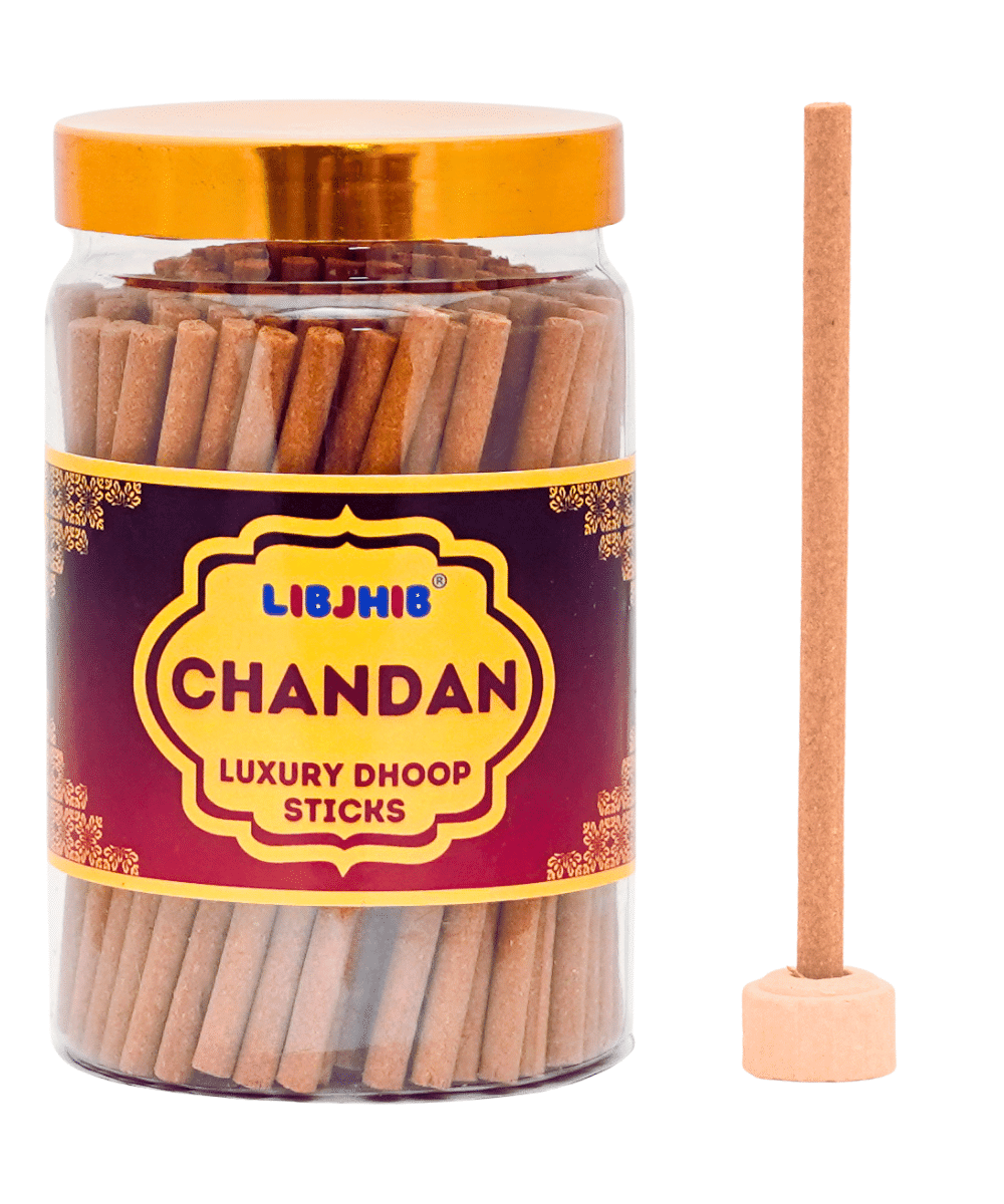     			Libjhib Incense Dhoop Sticks Chandan 200 gm ( Pack of 1 )