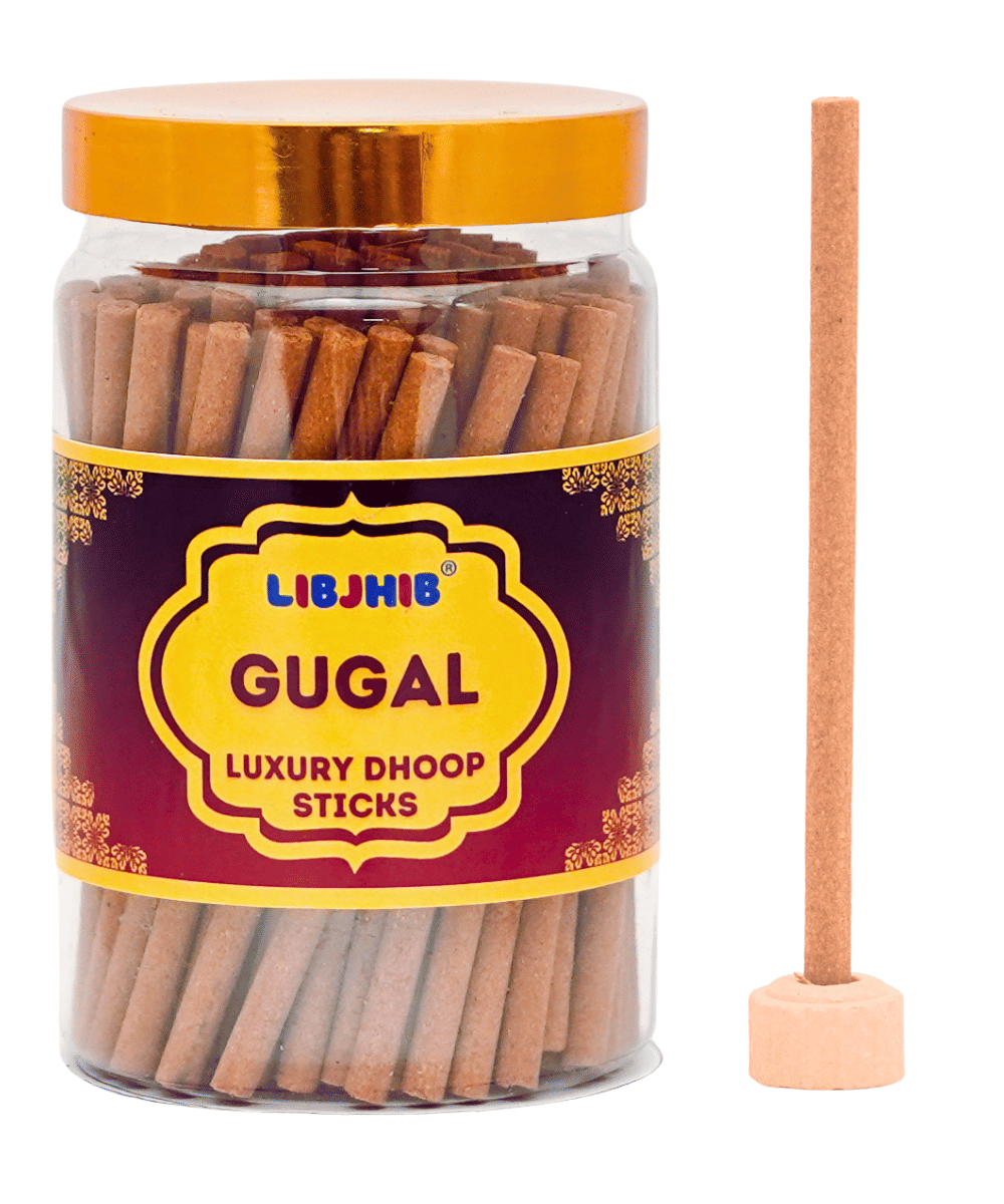     			Libjhib Incense Dhoop Sticks Guggal 200 gm ( Pack of 1 )