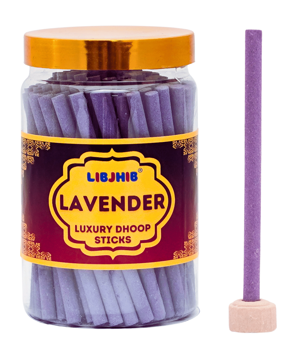 Libjhib Incense Dhoop Sticks Lavender 200 gm ( Pack of 1 ) Libjhib Incense Dhoop Sticks Lavender 200 gm ( Pack of 1 )