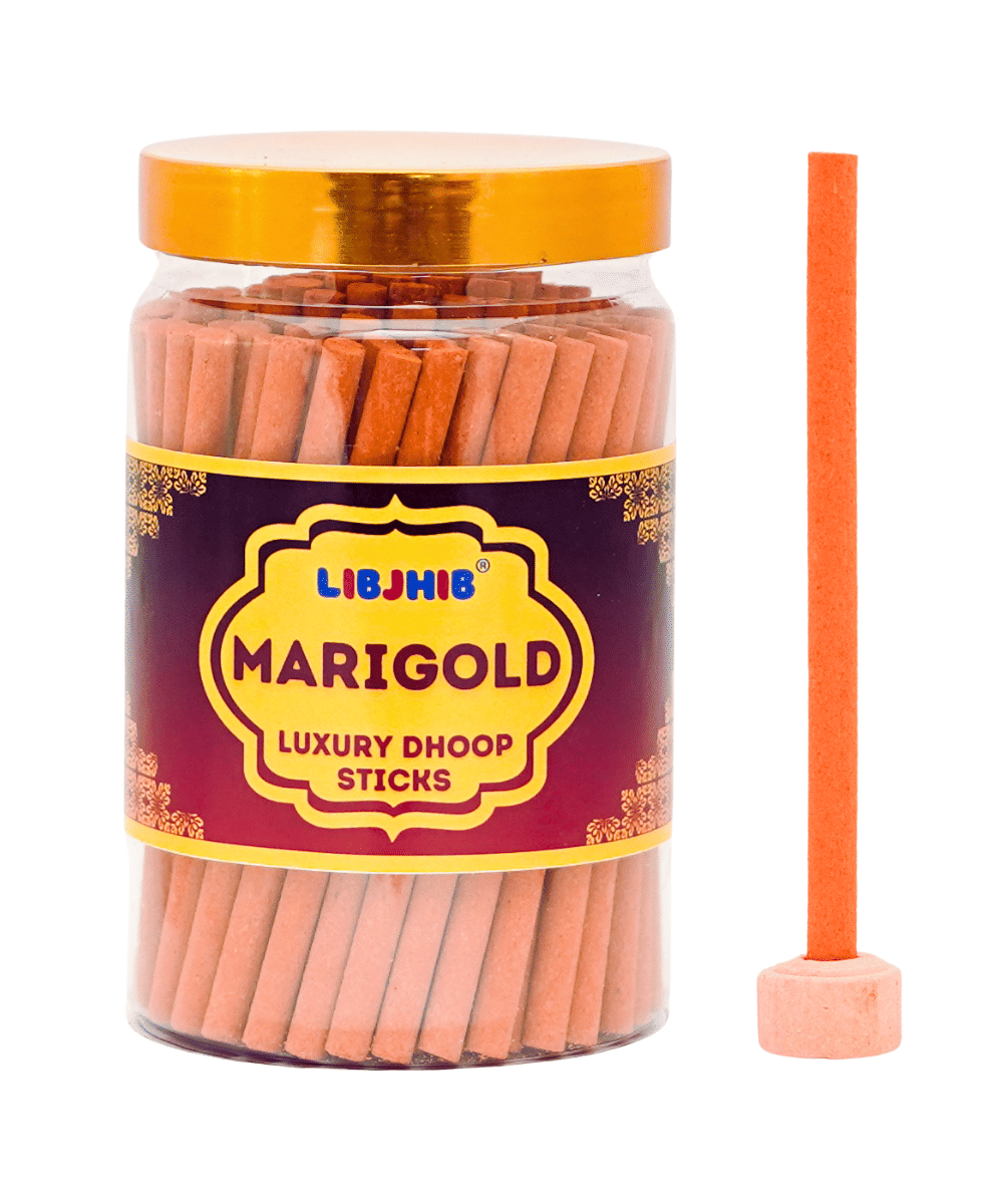 Libjhib Incense Dhoop Sticks Marigold 200 gm ( Pack of 1 ) Libjhib Incense Dhoop Sticks Marigold 200 gm ( Pack of 1 )
