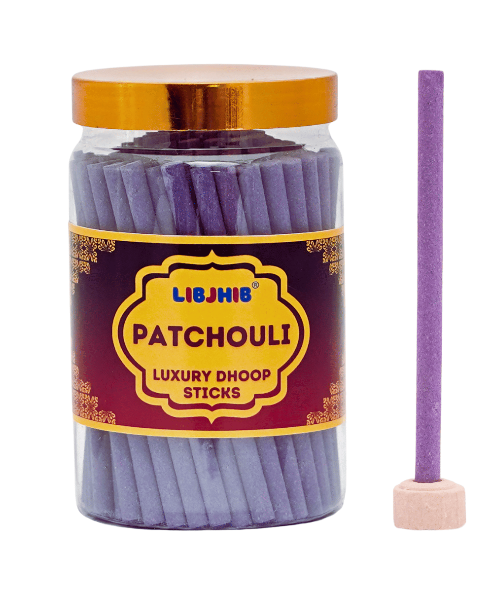     			Libjhib Incense Dhoop Sticks Patchouli 200 gm ( Pack of 1 )