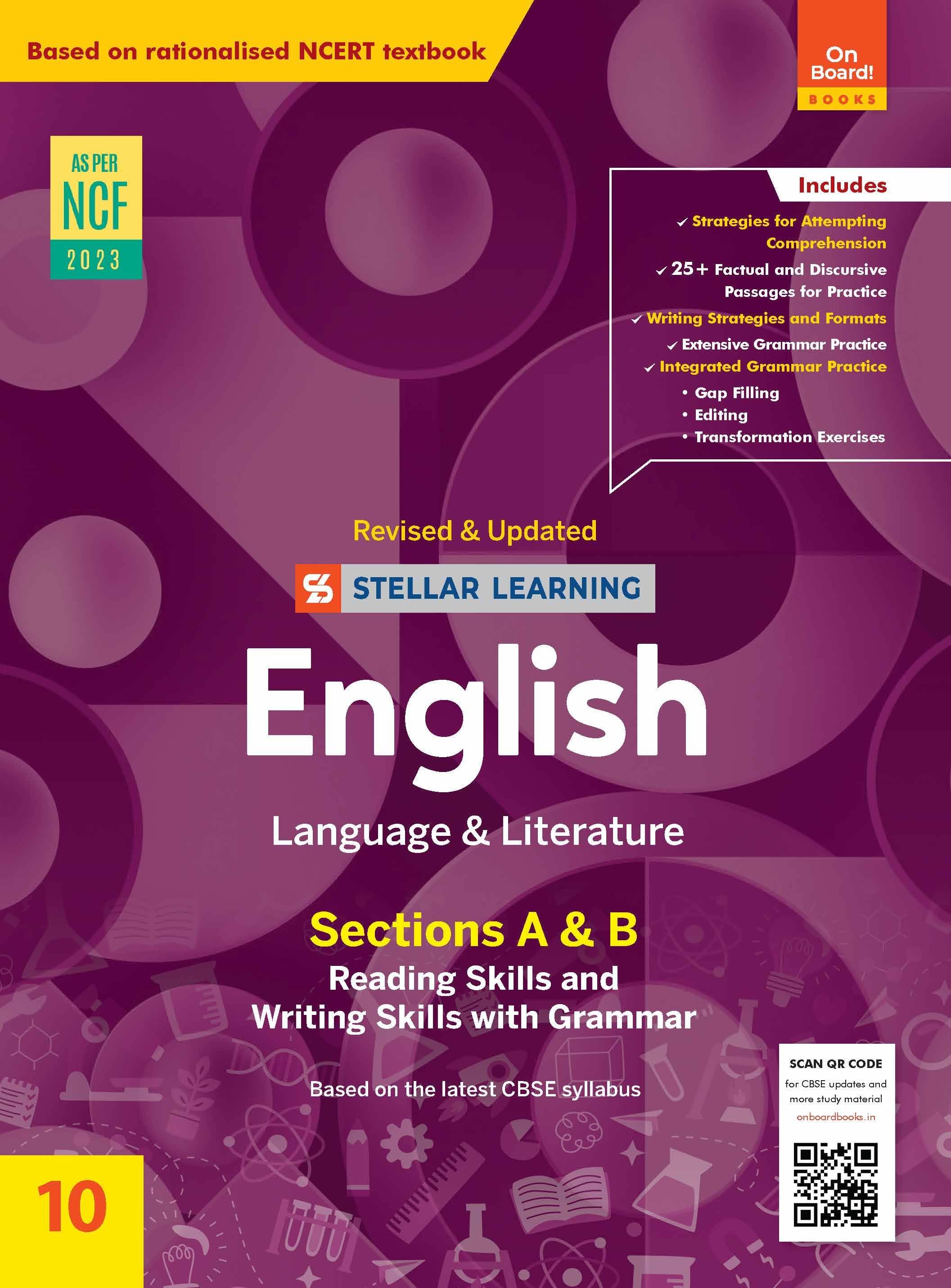 On Board! Revised Stellar Learning English Language & Literature Sec. A & B 10 By Ratna Sagar On Board! Revised Stellar Learning English Language & Literature Sec. A & B 10 By Ratna Sagar