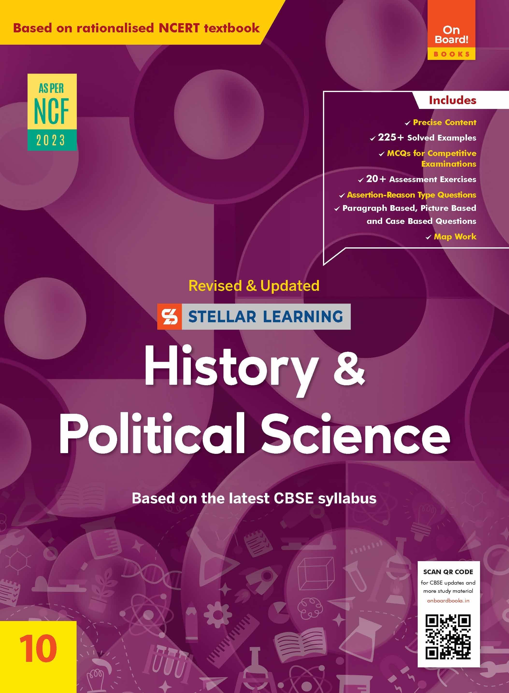 On Board! Revised Stellar Learning History & Political Science 10 By Ratna Sagar On Board! Revised Stellar Learning History & Political Science 10 By Ratna Sagar