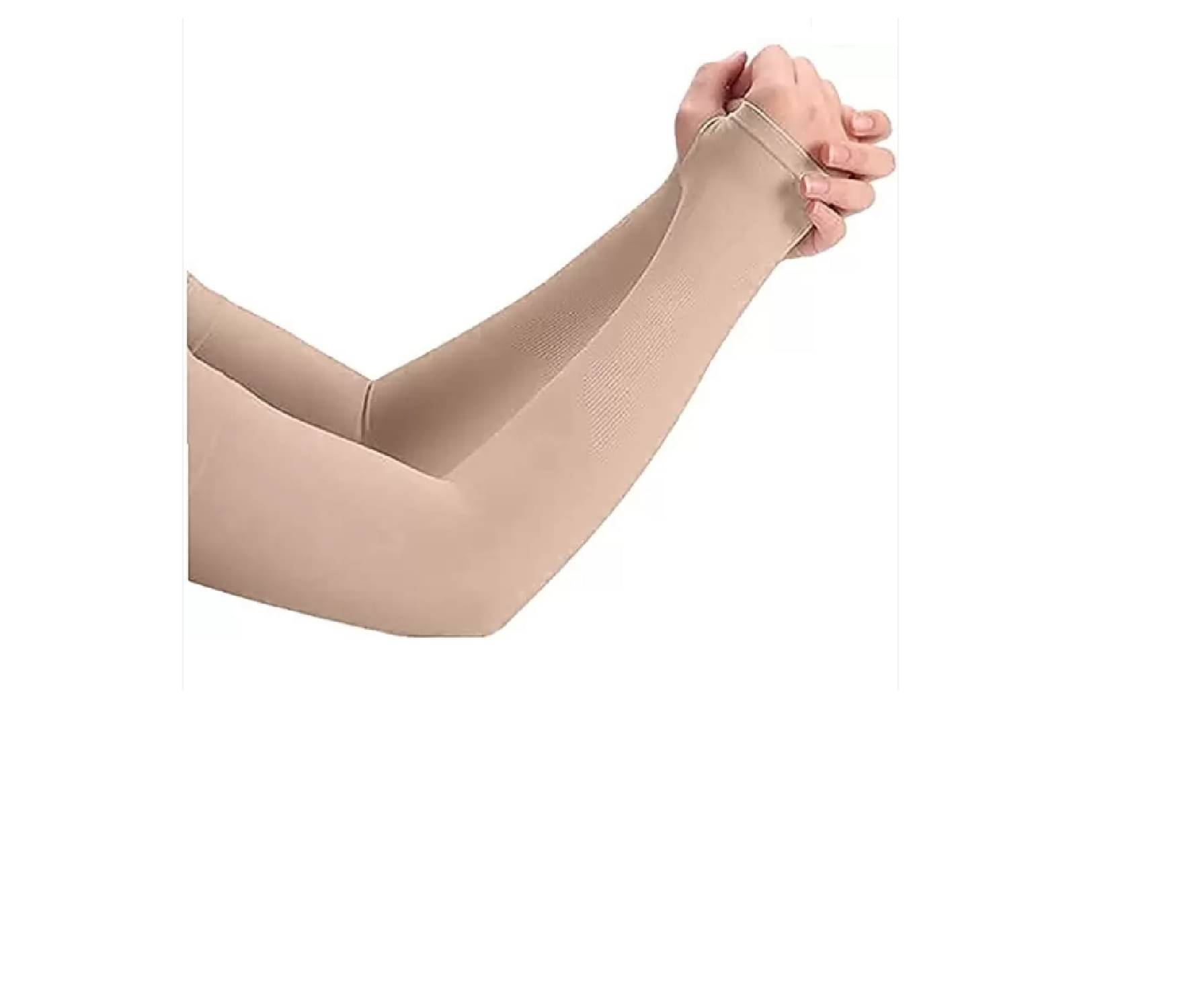 Qin Pin Beige Solid Riding Sleeves ( Single Set ) Qin Pin Beige Solid Riding Sleeves ( Single Set )