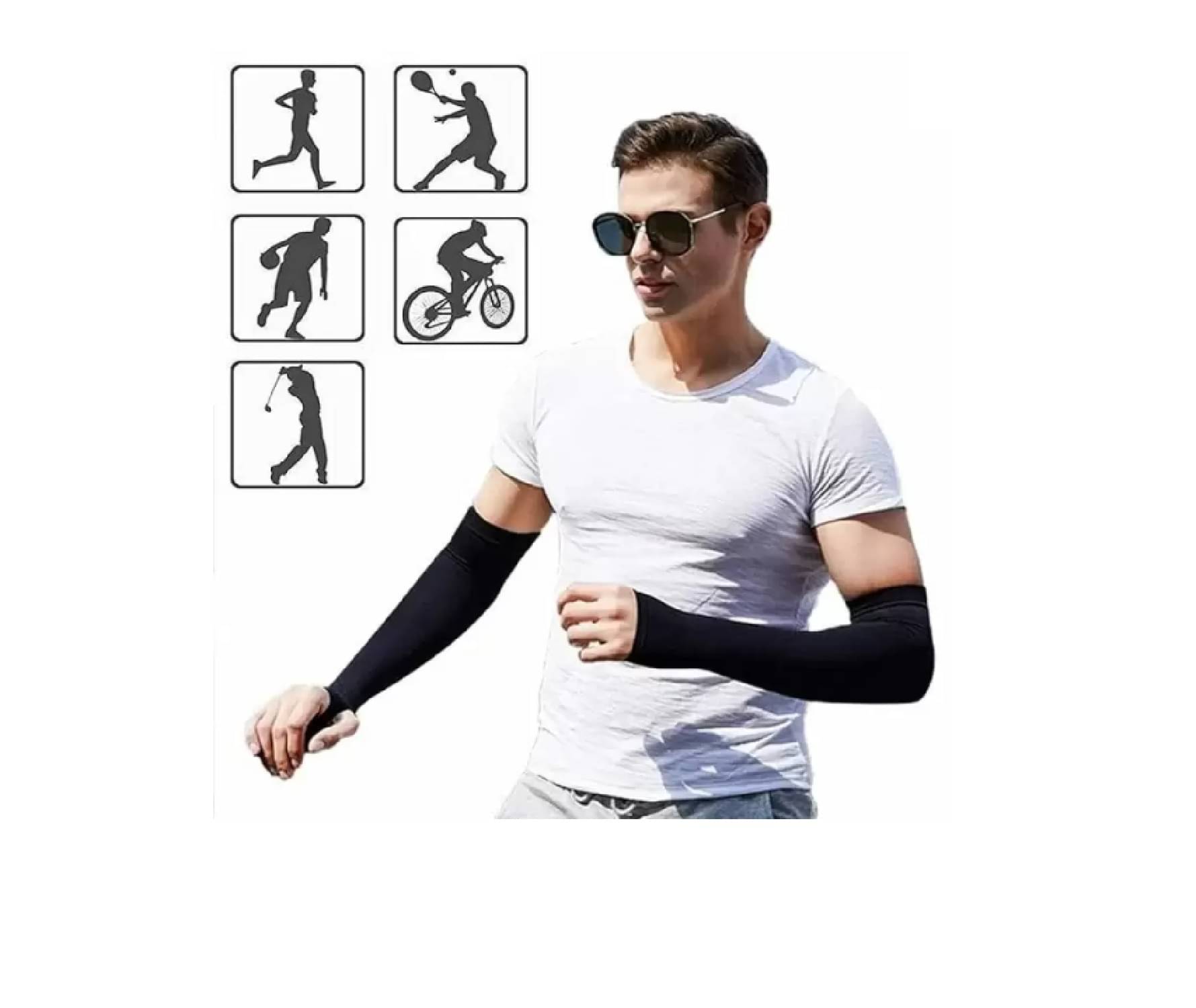 Qin Pin Black Solid Riding Sleeves ( Single Set ) Qin Pin Black Solid Riding Sleeves ( Single Set )
