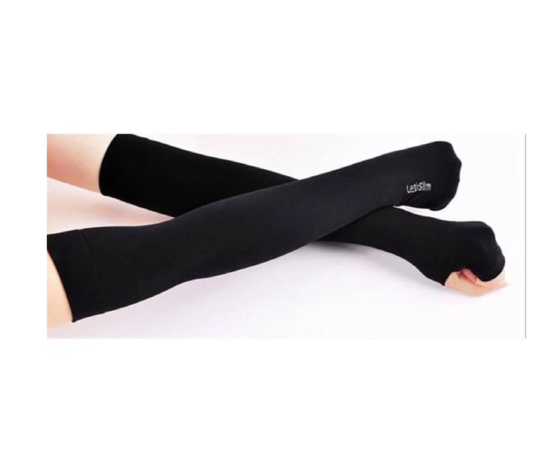 Qin Pin Black Solid Riding Sleeves ( Single Set ) Qin Pin Black Solid Riding Sleeves ( Single Set )