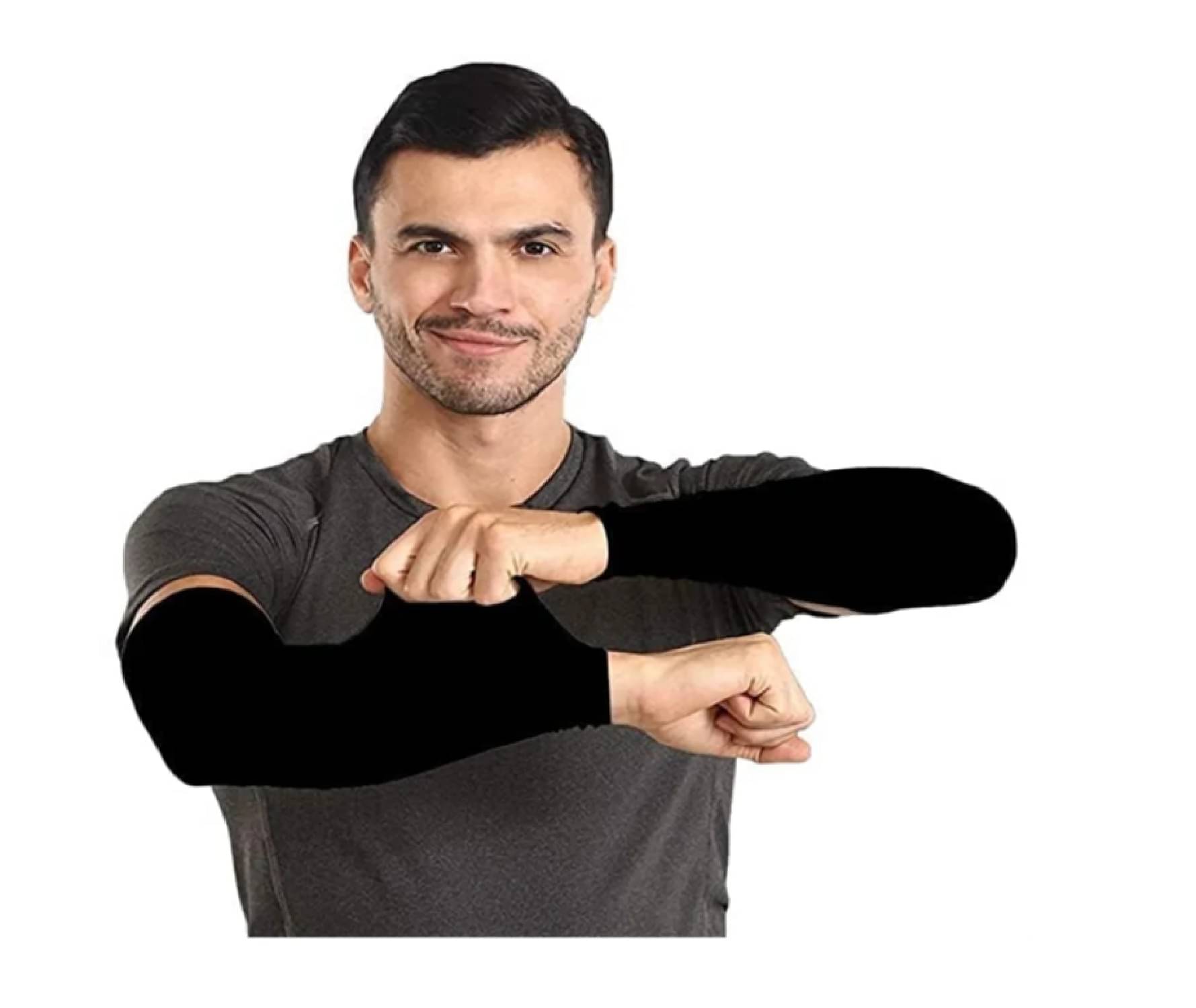 Qin Pin Black Solid Riding Sleeves ( Single Set ) Qin Pin Black Solid Riding Sleeves ( Single Set )