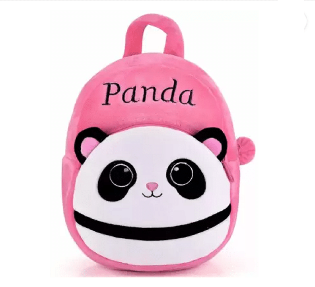     			Qin Pin Pink Fabric Backpack For Kids