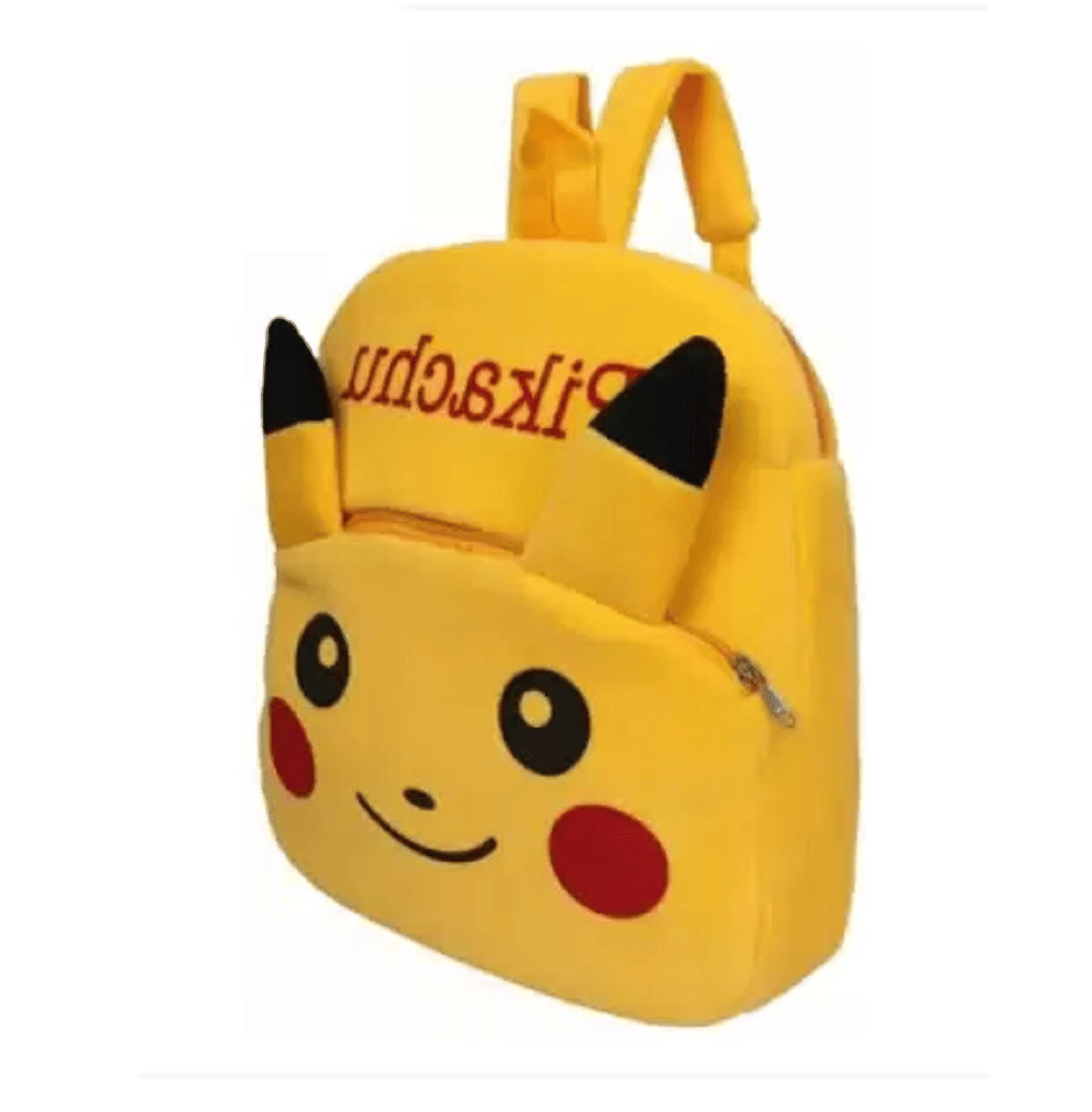    			Qin Pin Yellow Fabric Backpack For Kids