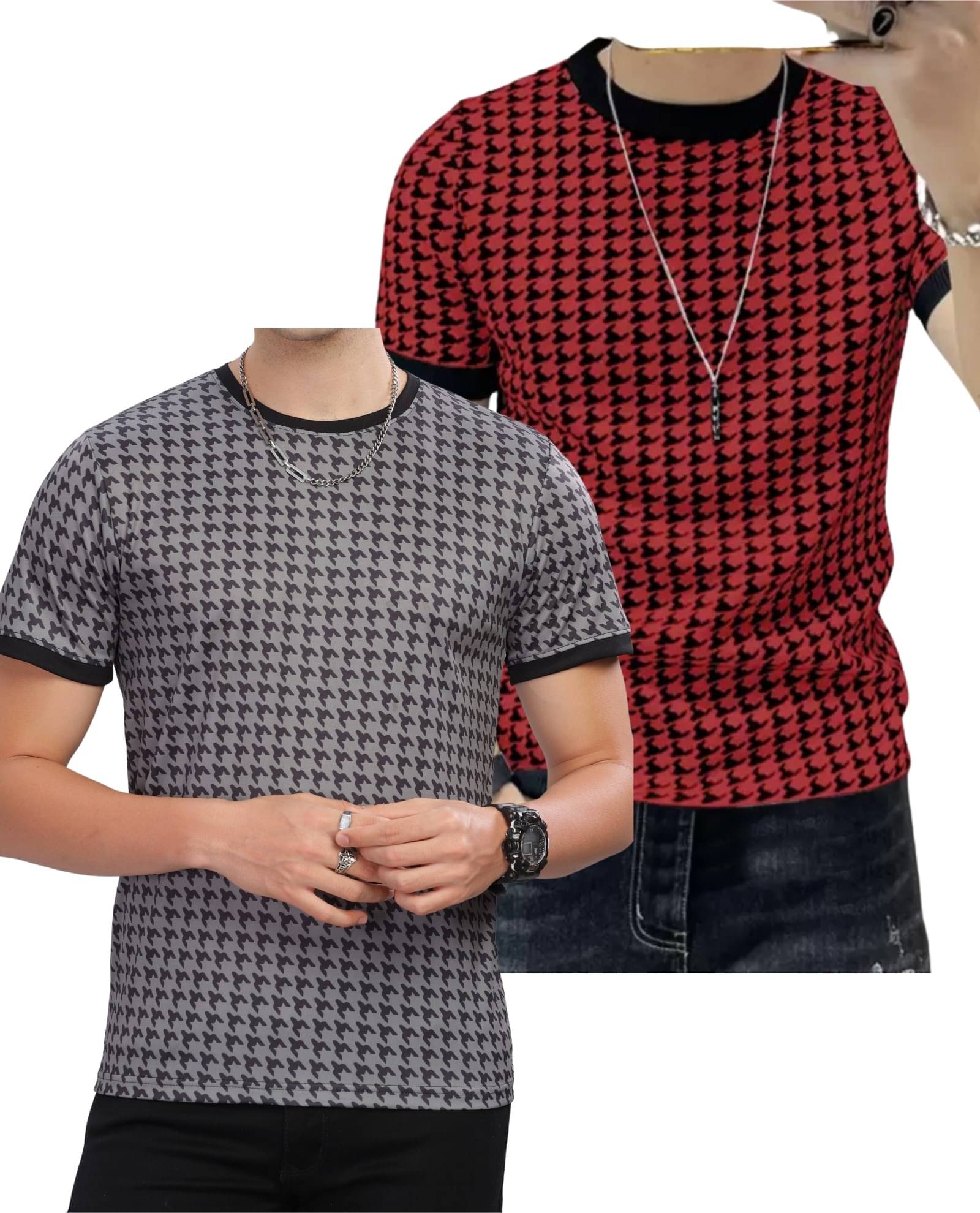 STI Polyester Regular Fit Printed Half Sleeves Men's Round T-Shirt - Multicolor4 ( Pack of 2 ) STI Polyester Regular Fit Printed Half Sleeves Men's Round T-Shirt - Multicolor4 ( Pack of 2 )