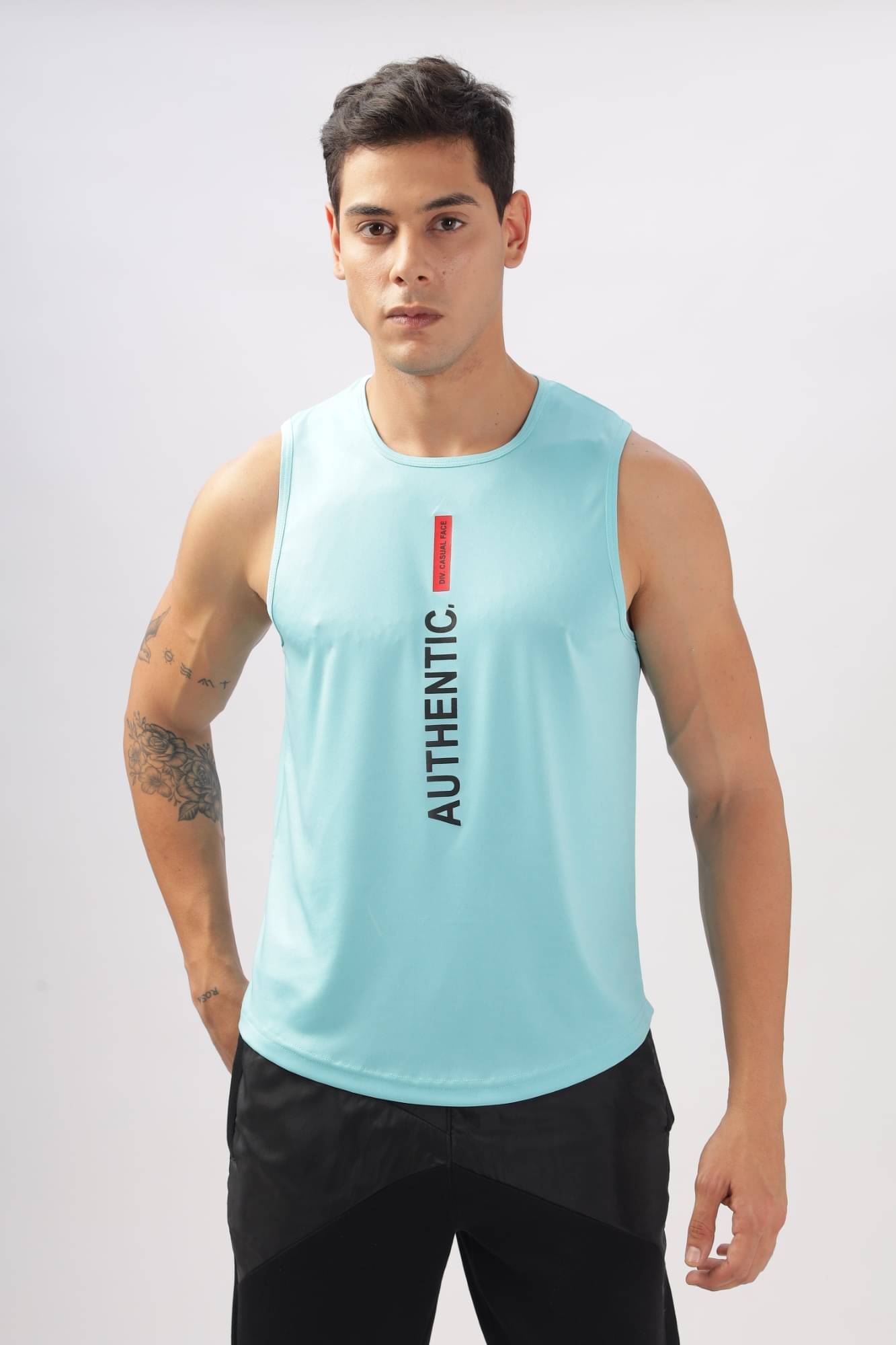 STI Polyester Regular Fit Printed Sleeveless Men's Round T-Shirt - Light Blue ( Pack of 1 ) STI Polyester Regular Fit Printed Sleeveless Men's Round T-Shirt - Light Blue ( Pack of 1 )