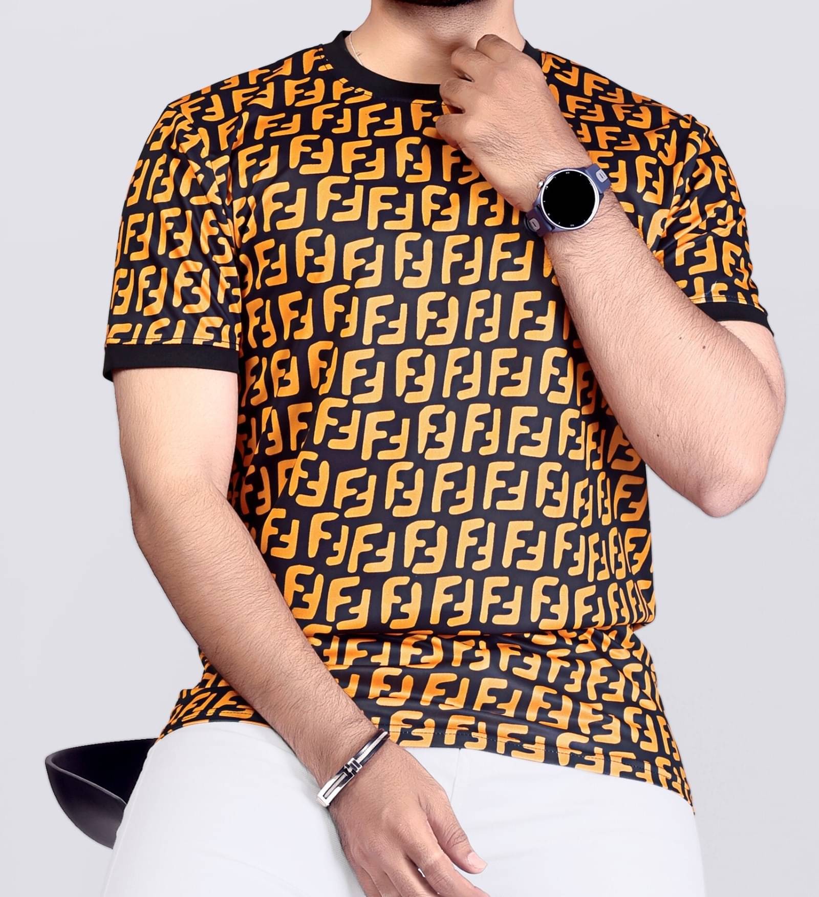 STI Polyester Regular Fit Self Design Half Sleeves Men's Round T-Shirt - Multicolor2 ( Pack of 1 ) STI Polyester Regular Fit Self Design Half Sleeves Men's Round T-Shirt - Multicolor2 ( Pack of 1 )