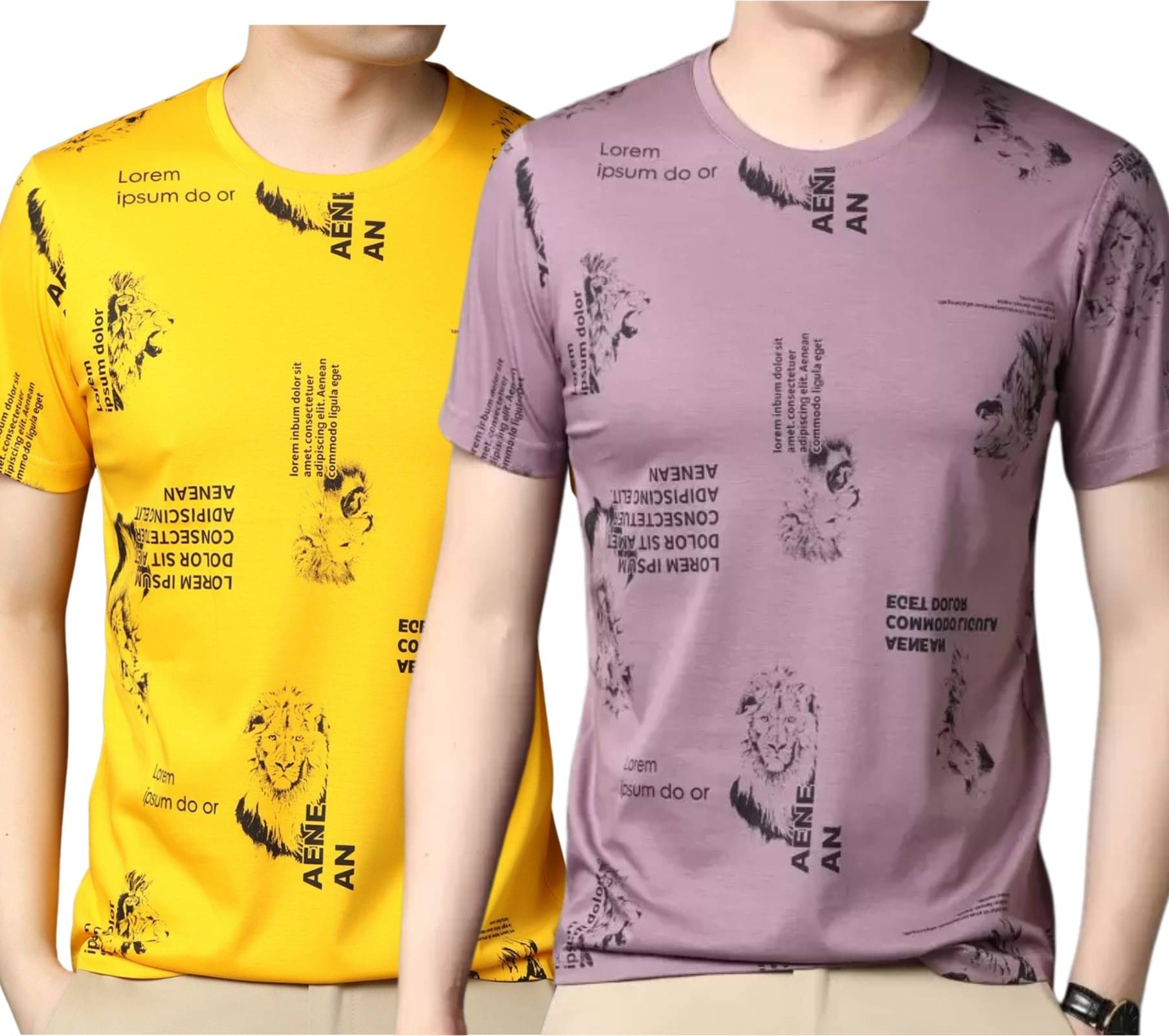 STI Polyester Regular Fit Self Design Half Sleeves Men's Round T-Shirt - Multicolor3 ( Pack of 2 ) STI Polyester Regular Fit Self Design Half Sleeves Men's Round T-Shirt - Multicolor3 ( Pack of 2 )