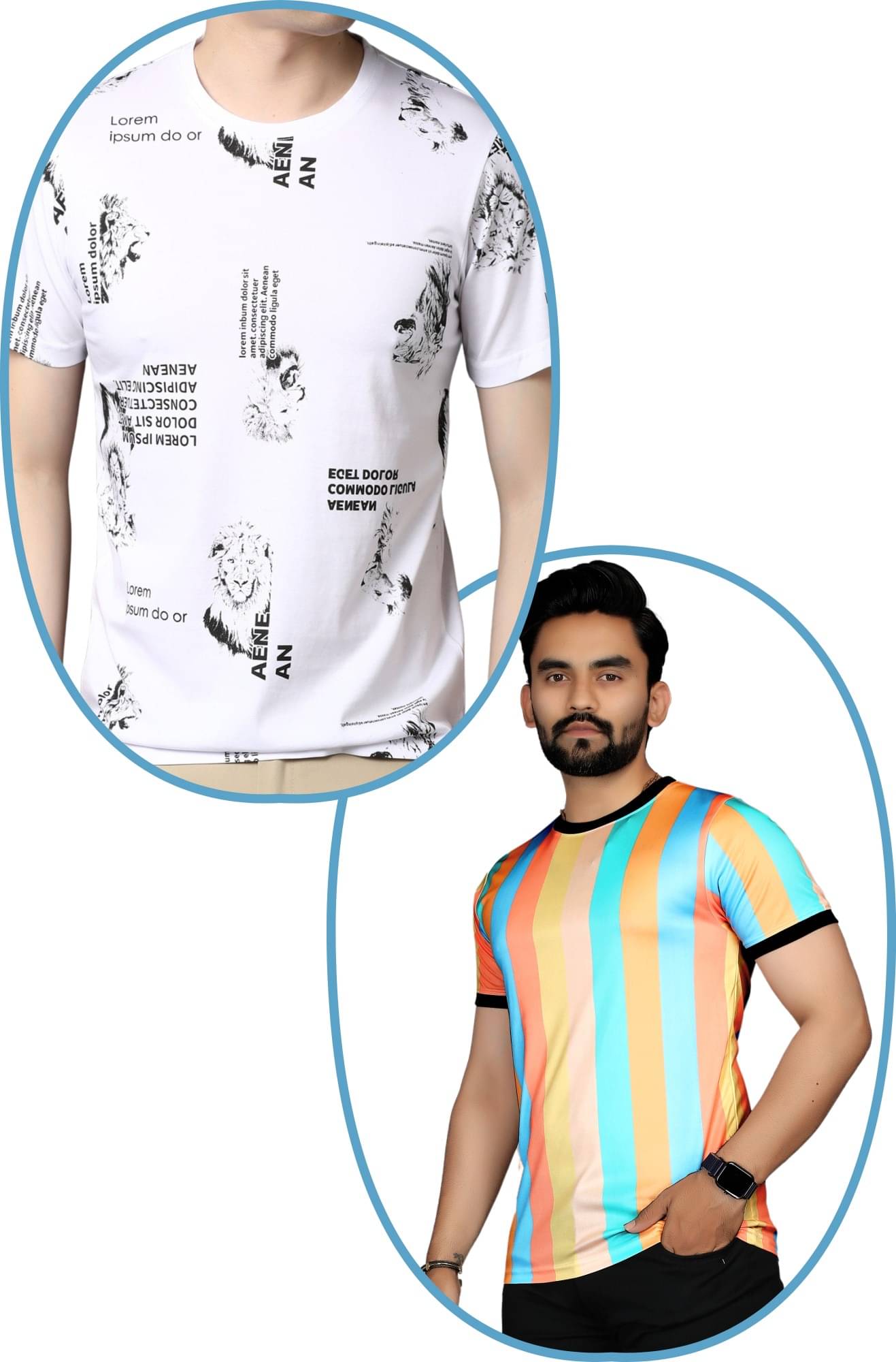 STI Polyester Regular Fit Self Design Half Sleeves Men's Round T-Shirt - Multicolor4 ( Pack of 2 ) STI Polyester Regular Fit Self Design Half Sleeves Men's Round T-Shirt - Multicolor4 ( Pack of 2 )