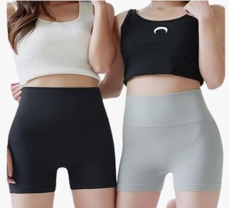 Taslar Pack of 2 Cotton Women's Tummy Tucker ( Black ) Taslar Pack of 2 Cotton Women's Tummy Tucker ( Black )