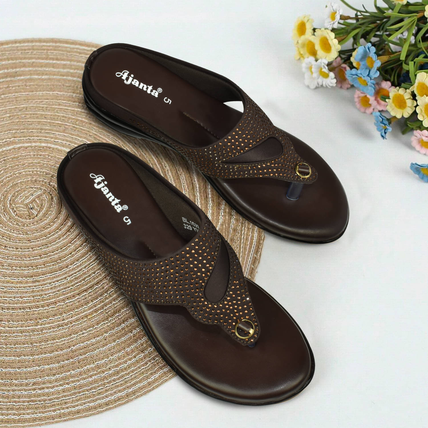 Ajanta Brown Women's Flats Ajanta Brown Women's Flats