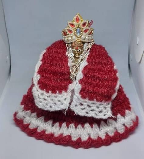     			KRIDHARA FOUNDATION Durga Mata Red Wool Dress ( Pack of 1 )