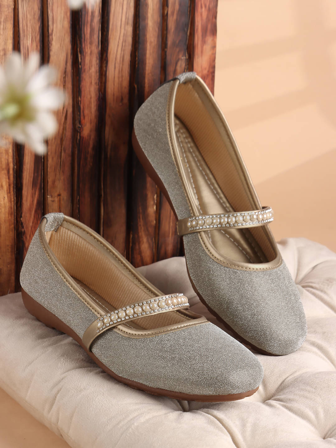     			Aroom Brown Women's Casual Ballerinas