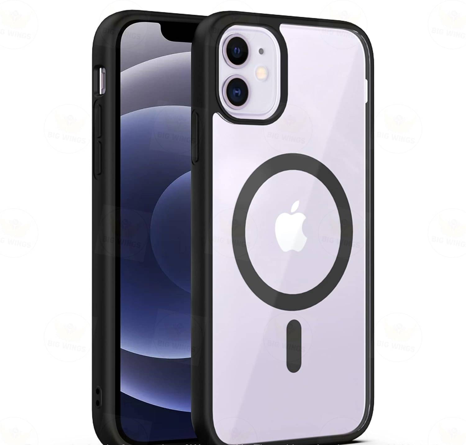     			BIG WINGS Shock Proof Case Compatible For Polycarbonate Apple iPhone 12 ( Pack of 1 )