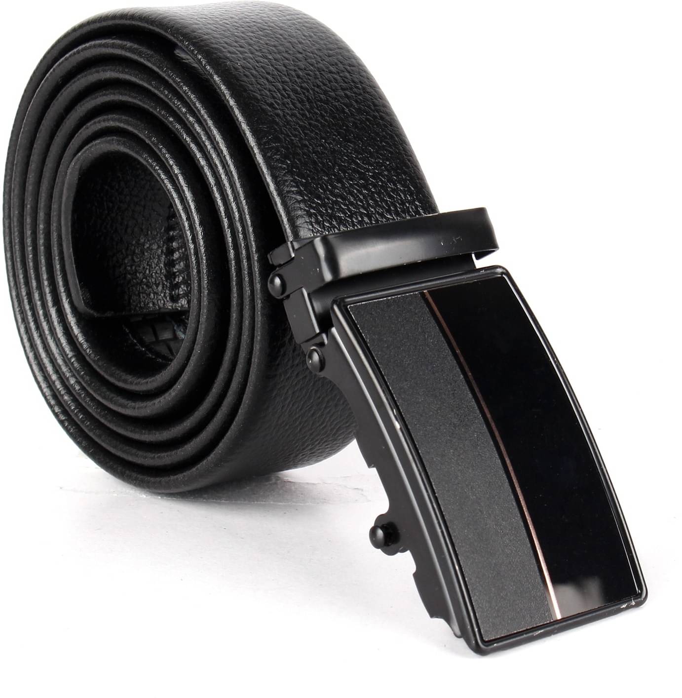     			CIMONI - Black Leather Men's Casual Belt ( Pack of 1 )