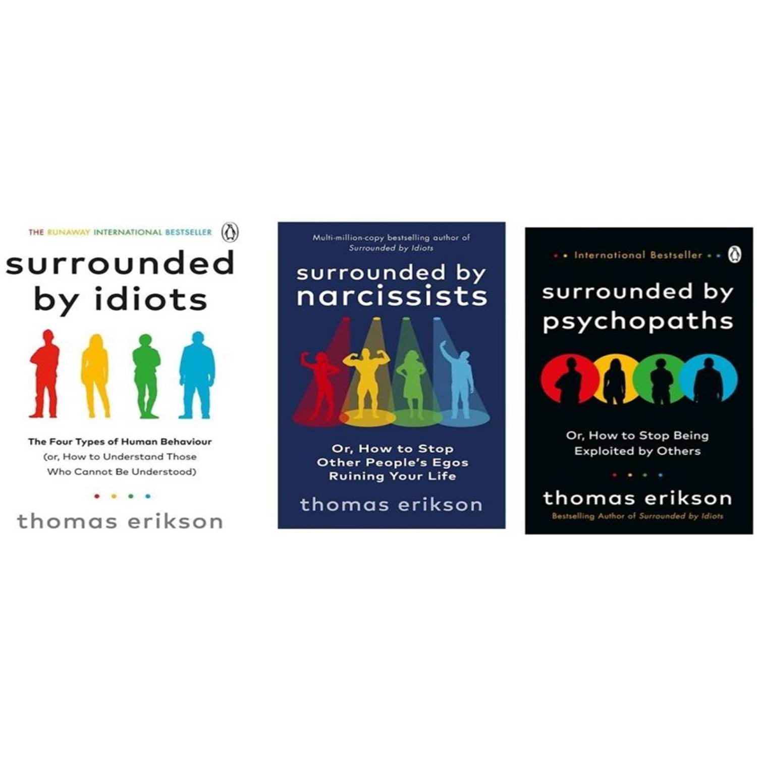 ( Combo Of 3 Pack ) Surrounded by Idiots & Surrounded by Narcissists & Surrounded by Psychopaths Paperback 2020 by Thomas Erikson ( Combo Of 3 Pack ) Surrounded by Idiots & Surrounded by Narcissists & Surrounded by Psychopaths Paperback 2020 by Thomas Erikson