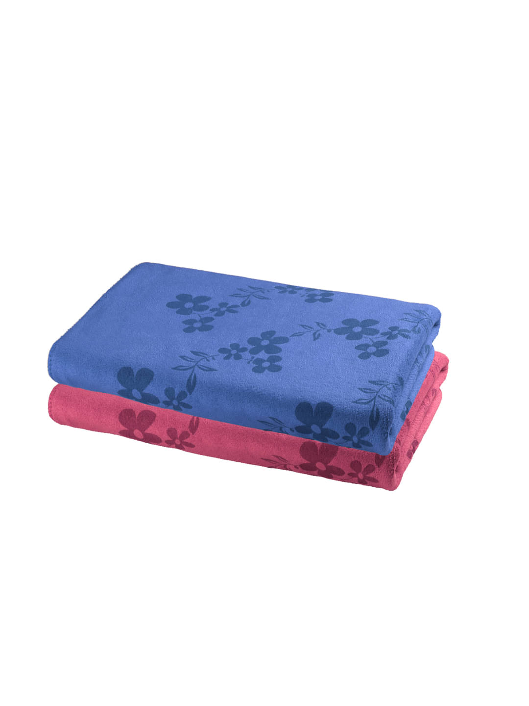     			FABINALIV Pack of 2 Cotton 425 -GSM Bath Towel ( Multicolor )