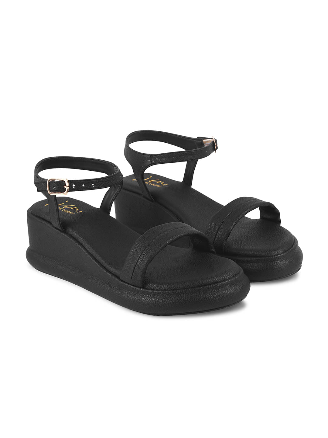     			JM Looks Black Women's Sandal Heels