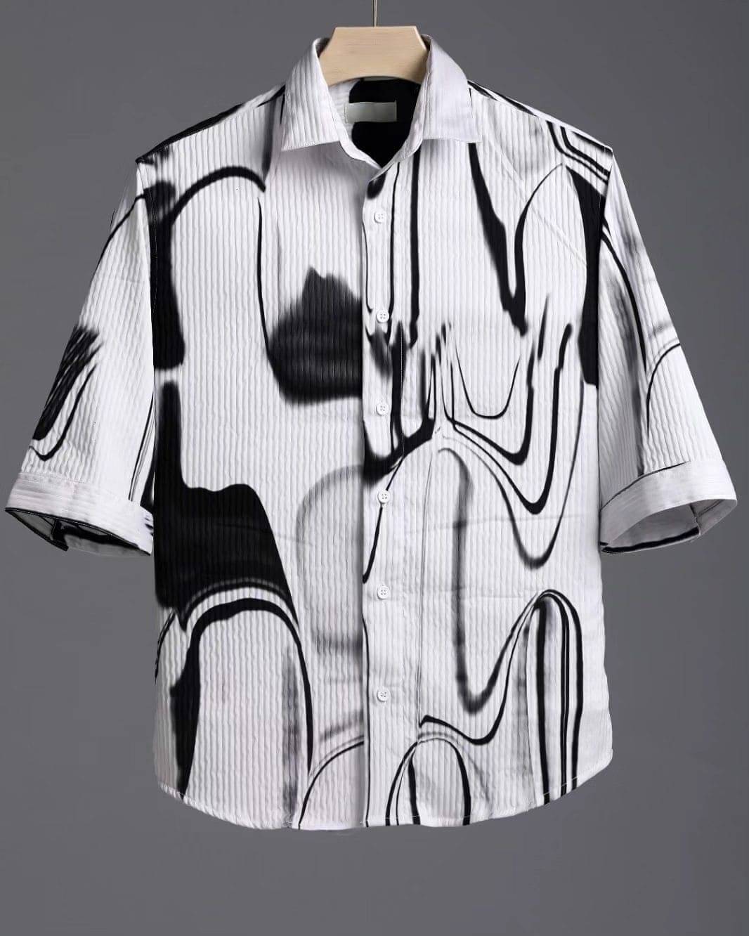     			MENTIFIC Corduroy Regular Fit Printed 3/4th Sleeves Men's Casual Shirt - Multicolor 7 ( Pack of 1 )