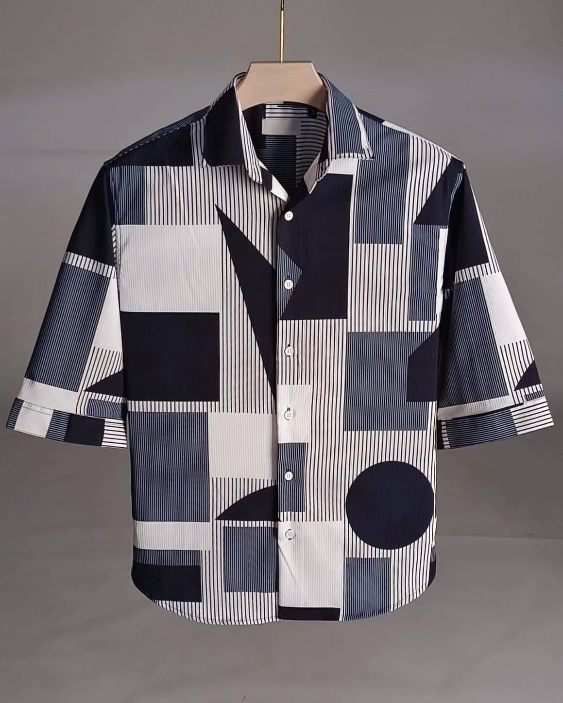     			MENTIFIC Corduroy Regular Fit Printed 3/4th Sleeves Men's Casual Shirt - Multicolor 3 ( Pack of 1 )