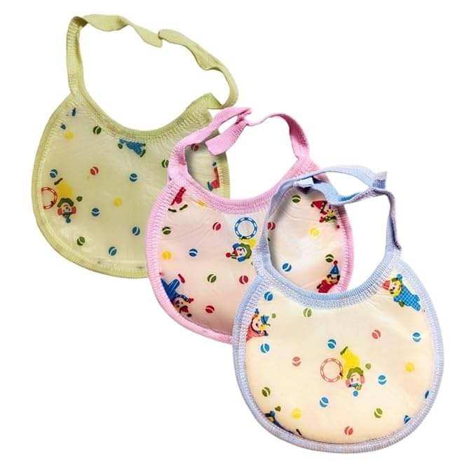 Maalove Multi-Colour Cotton Bibs - Set of 3 Maalove Multi-Colour Cotton Bibs - Set of 3