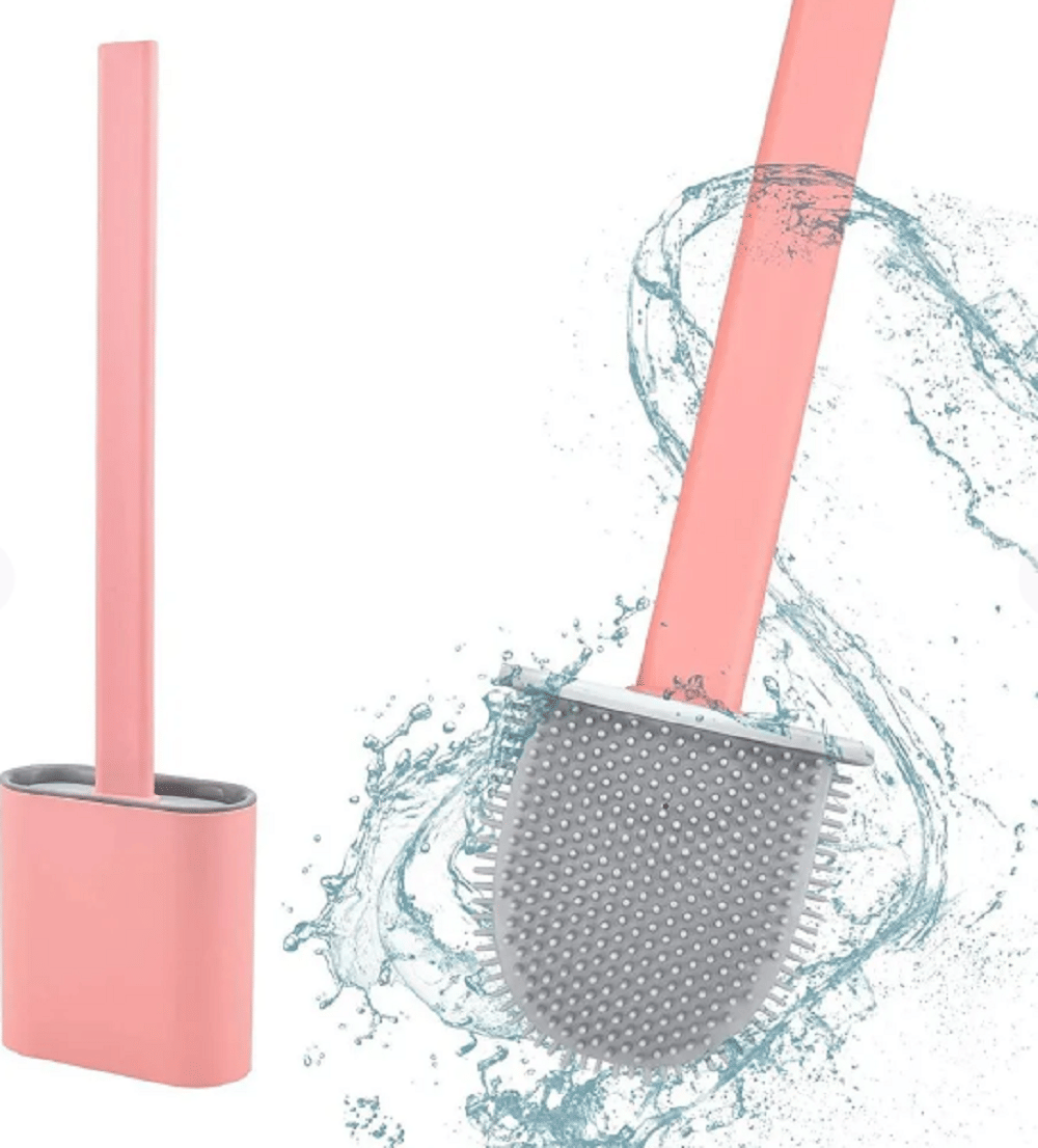     			Qin Pin Silicone Toilet Brush