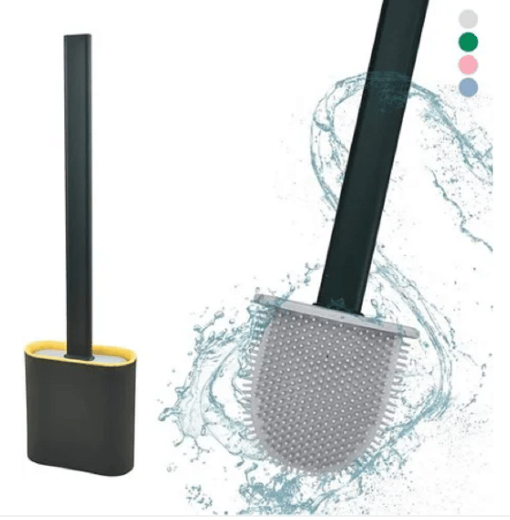     			Qin Pin Silicone Toilet Brush