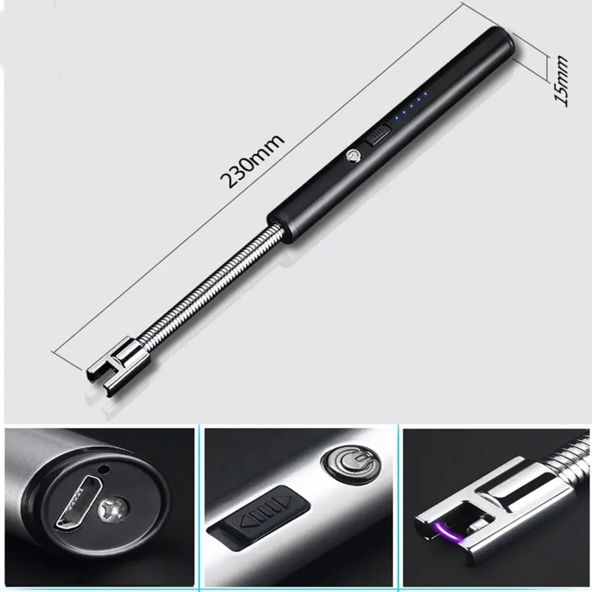 Radhe Fashion Multicolor Stainless Steel Kitchen Electric Gas Lighter ( Pack of 1 )     			Radhe Fashion Multicolor Stainless Steel Kitchen Electric Gas Lighter ( Pack of 1 )