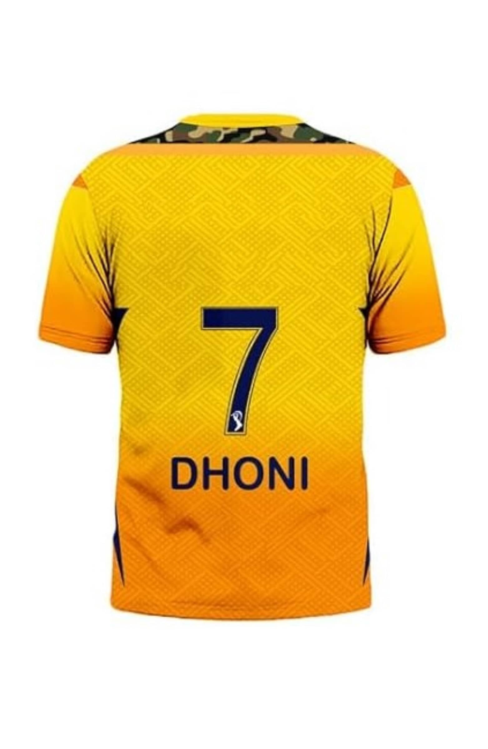THE BLAZZE Sports India IPL Cricket Team T Shirt Jersey For MensFor Chennai CSK Dhoni 7 - Sports and Fitness Equipment | Buy online on ZillyBuy