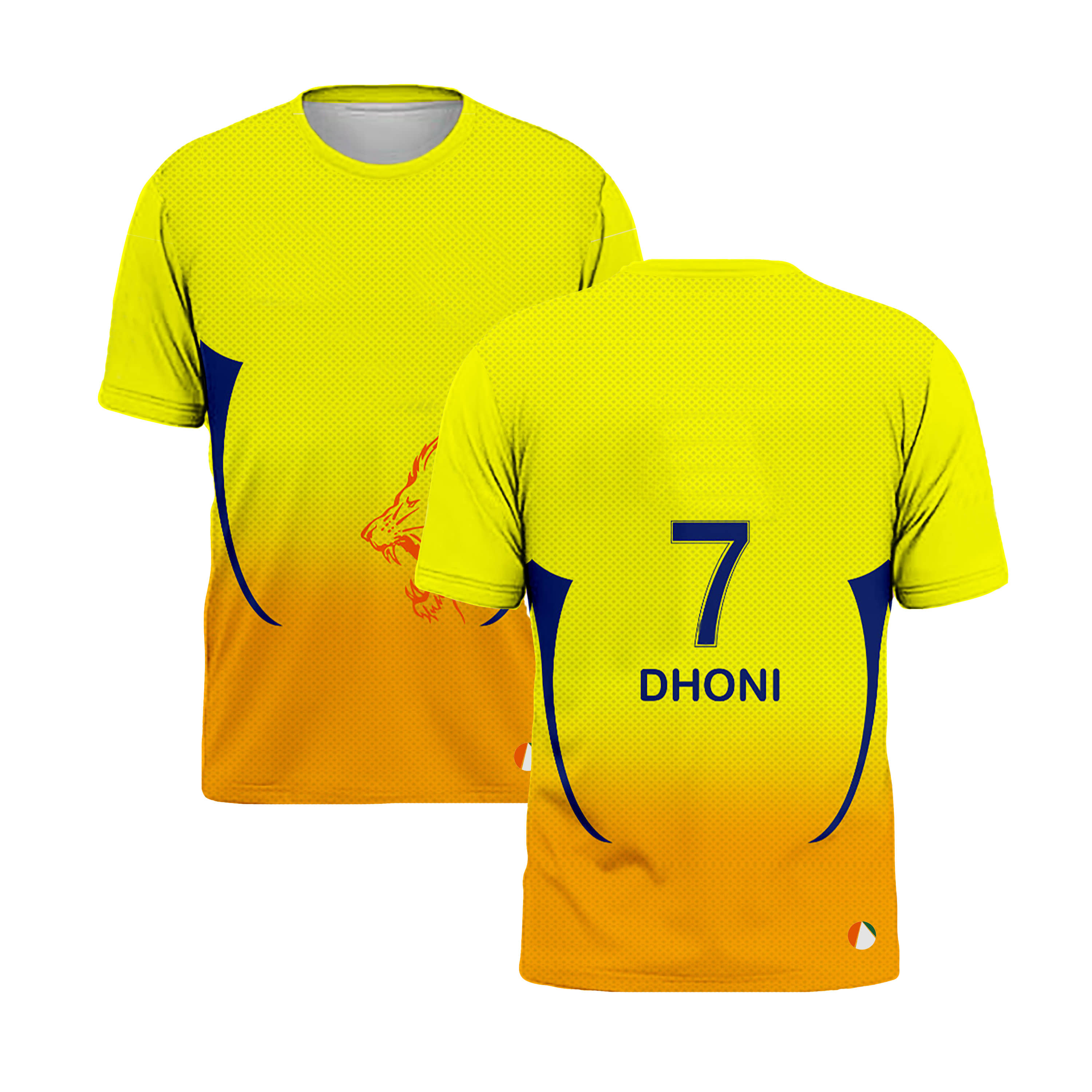 THE BLAZZE Sports India IPL Cricket Team T Shirt Jersey For MensFor Chennai CSK Dhoni 7 - Sports and Fitness Equipment | Buy online on ZillyBuy