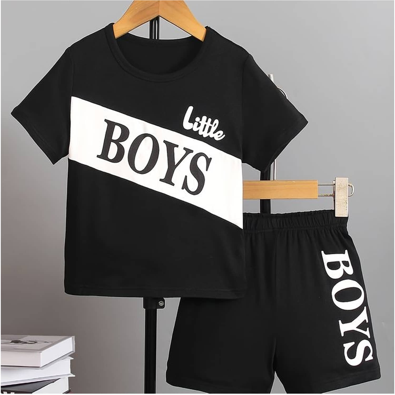 TitTom Pack of 1 Unisex Cotton T-Shirt & Shorts Set ( Multicolor 1 )