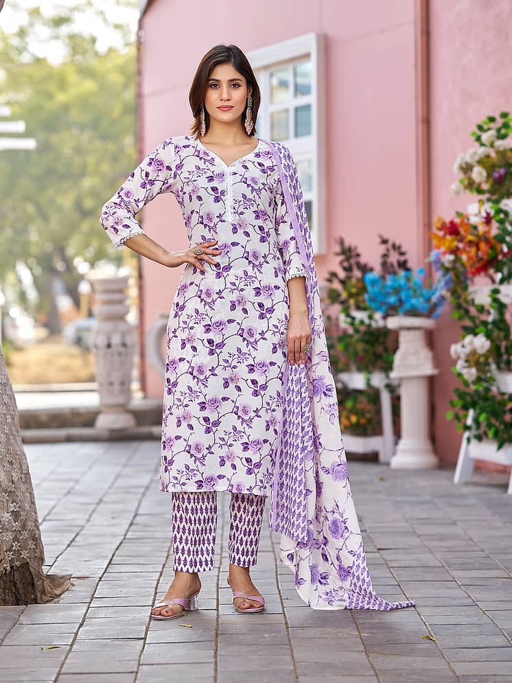 Cotton Kurti Designs Snapdeal White Kurti VIBE VISION Cotton Self