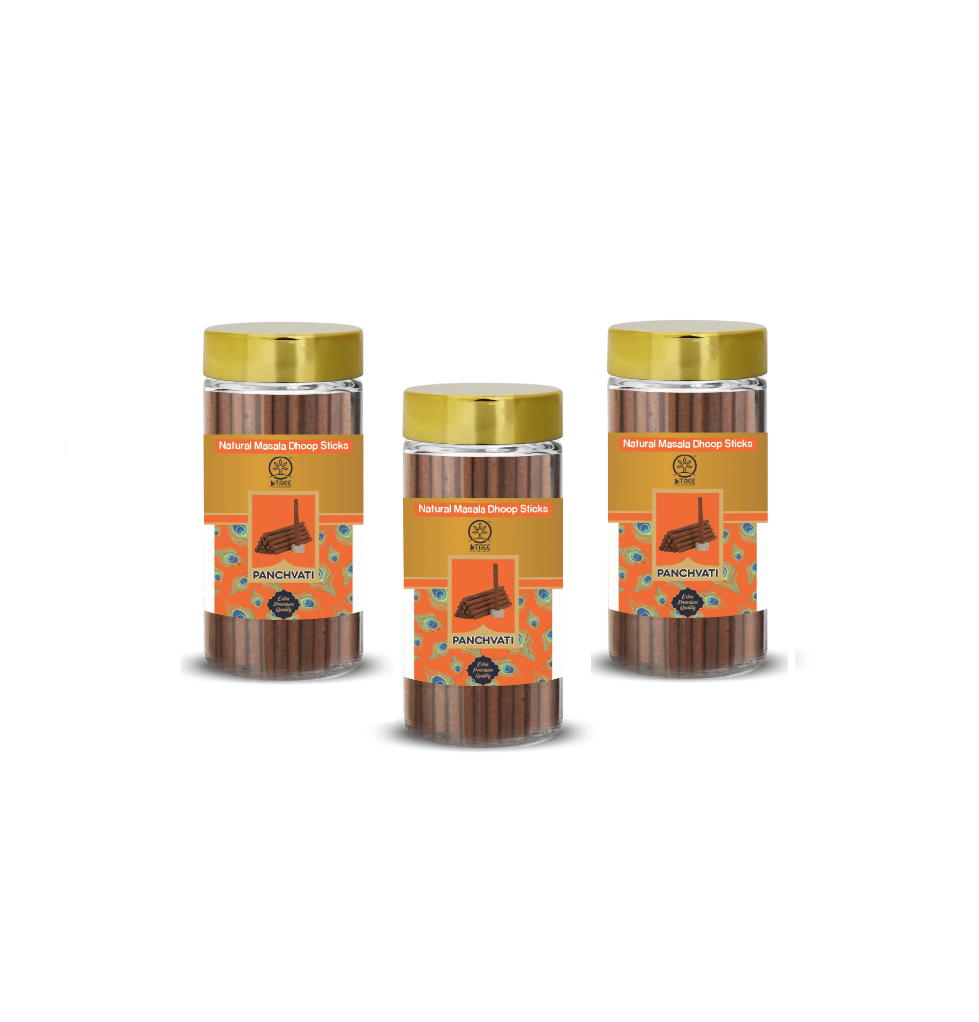     			1Tree Incense Dhoop Sticks Aroma 100 gm ( Pack of 3 )
