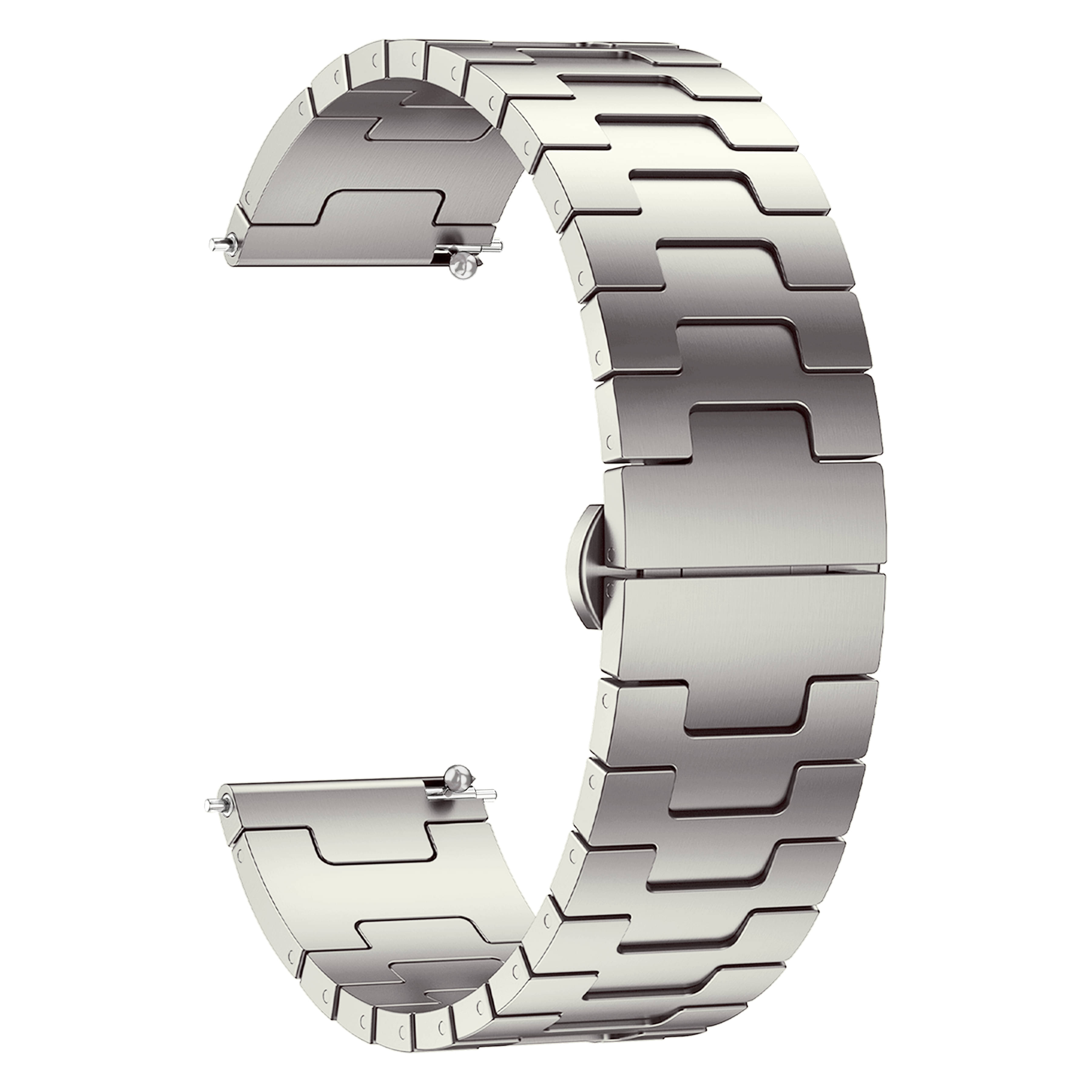 ACM Watch Strap Metal Stainless Steel 22mm compatible with Fastrack Radiant Fx2 Smartwatch Belt Luxury Band Titanium     			ACM Watch Strap Metal Stainless Steel 22mm compatible with Fastrack Radiant Fx2 Smartwatch Belt Luxury Band Titanium