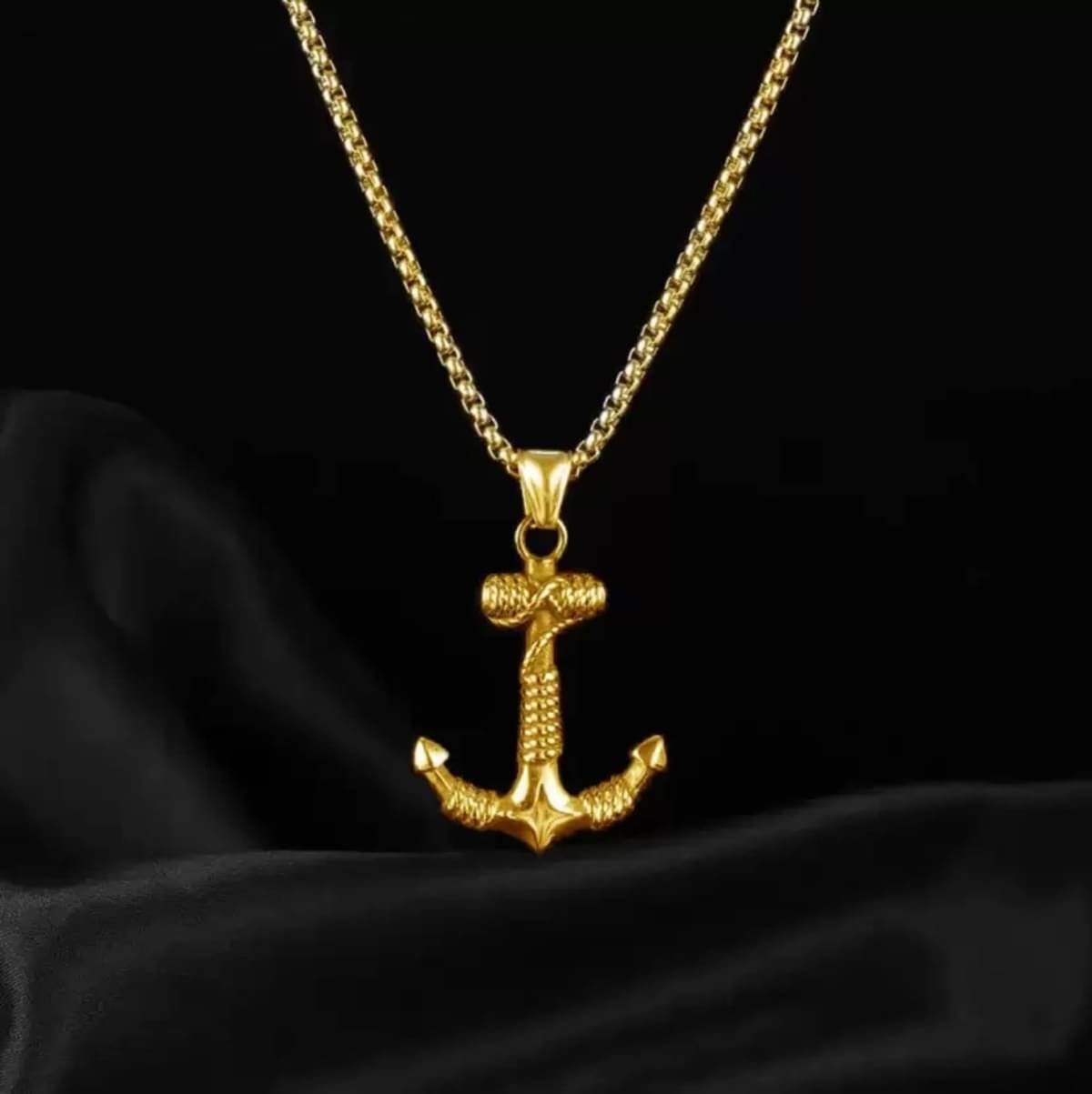     			Ashru Golden Pendant set ( Pack of 1 )