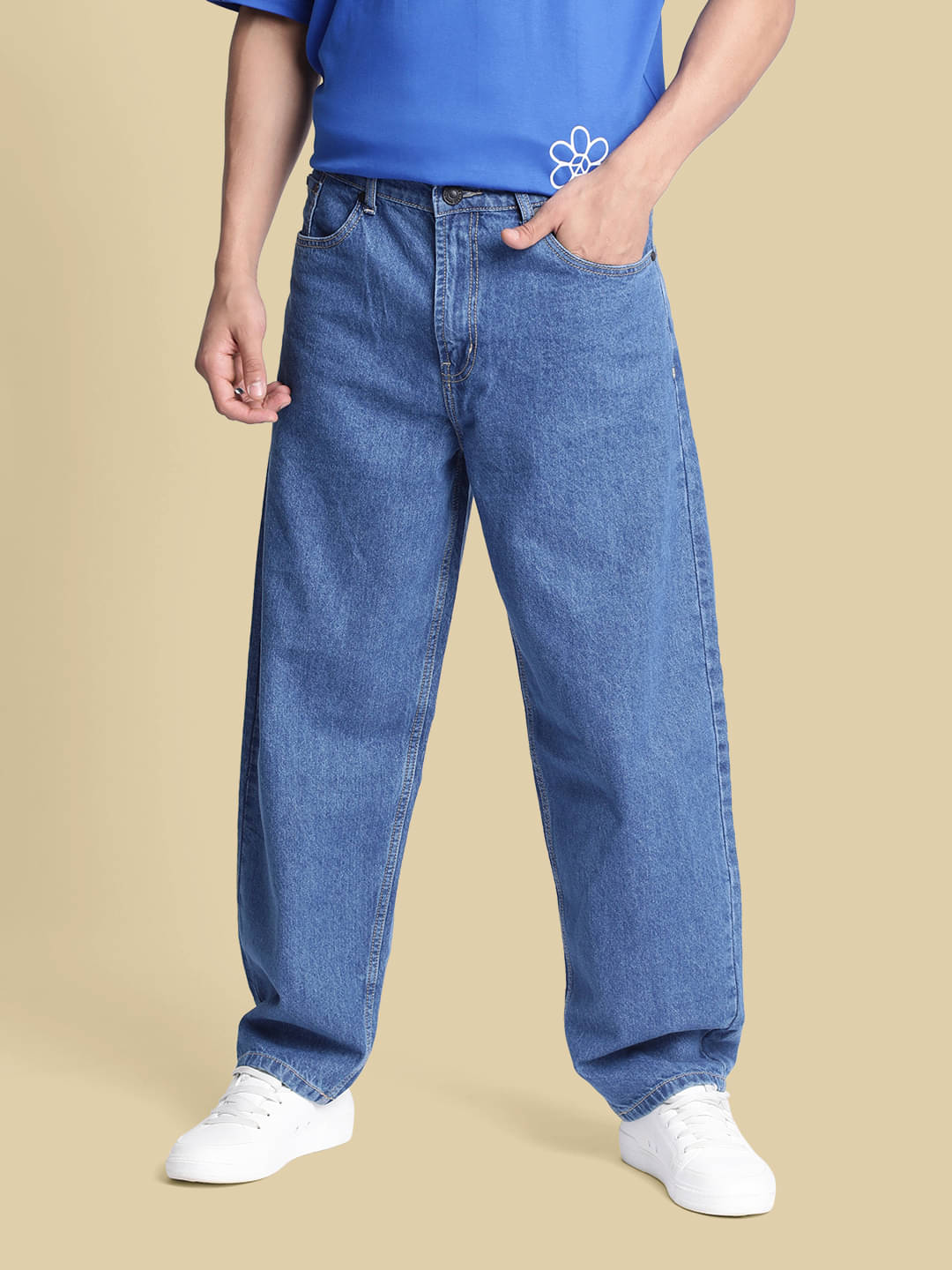 Bene Kleed Faded Men's Jeans - Blue ( Pack of 1 )     			Bene Kleed Faded Men's Jeans - Blue ( Pack of 1 )