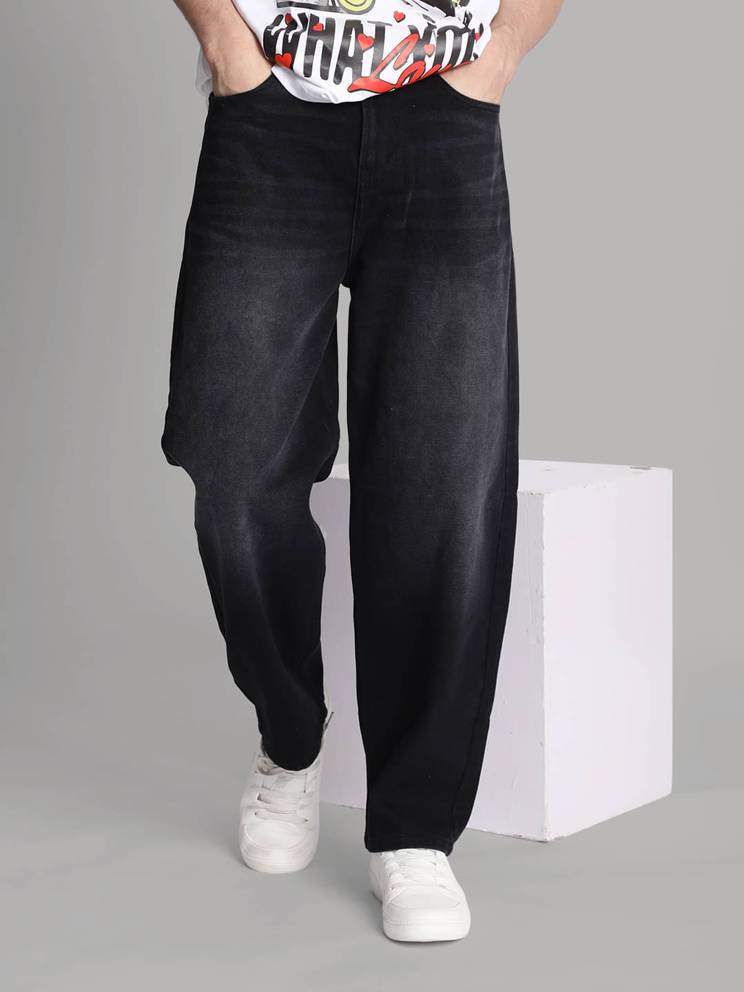 Bene Kleed Faded Men's Jeans - Grey ( Pack of 1 ) Bene Kleed Faded Men's Jeans - Grey ( Pack of 1 )