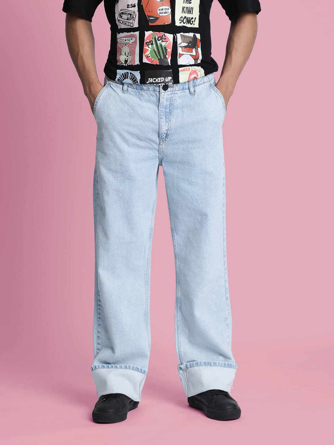     			Bene Kleed Washed Men's Jeans - Light Blue ( Pack of 1 )
